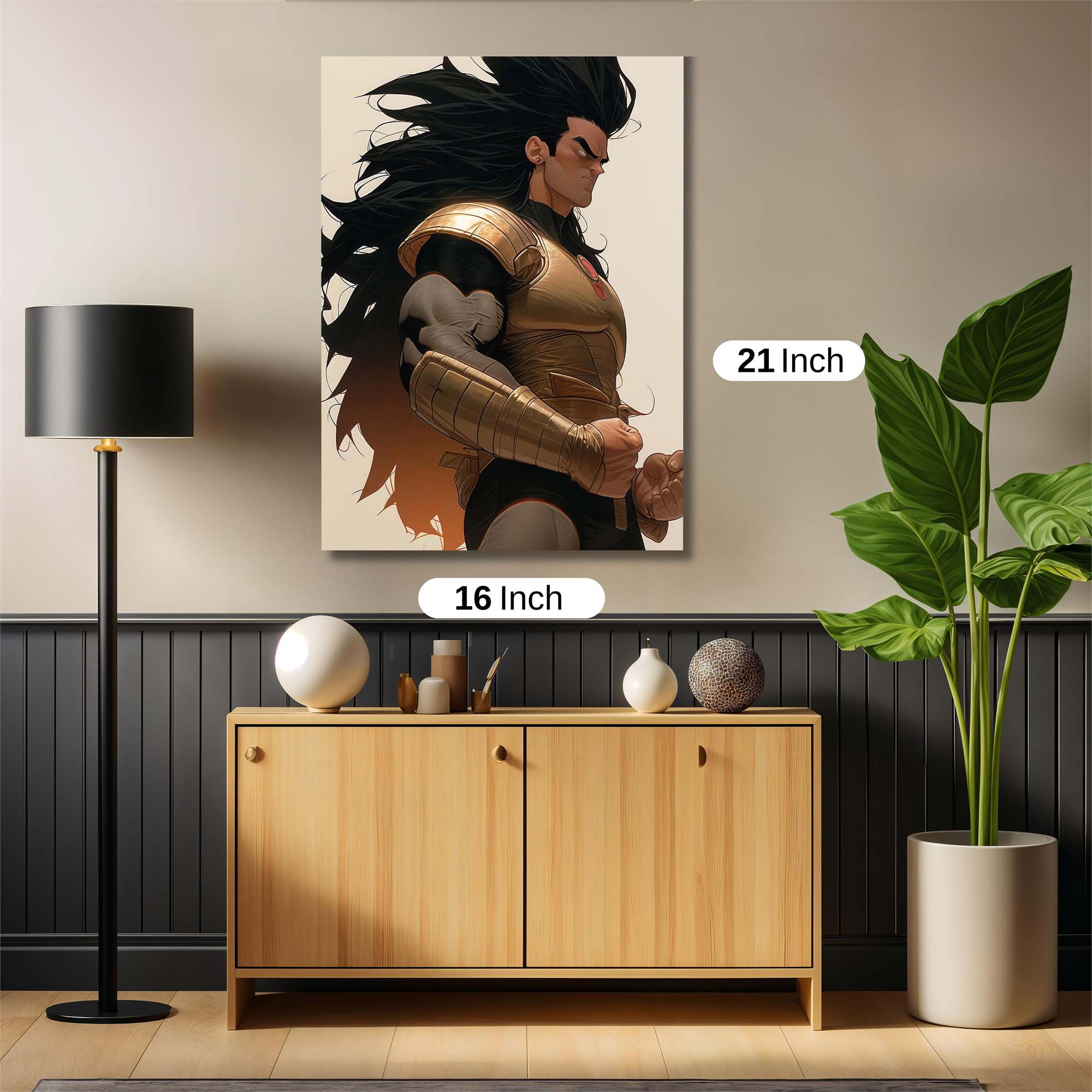 Saiyan Resolve Safe Wall Magnetic / M