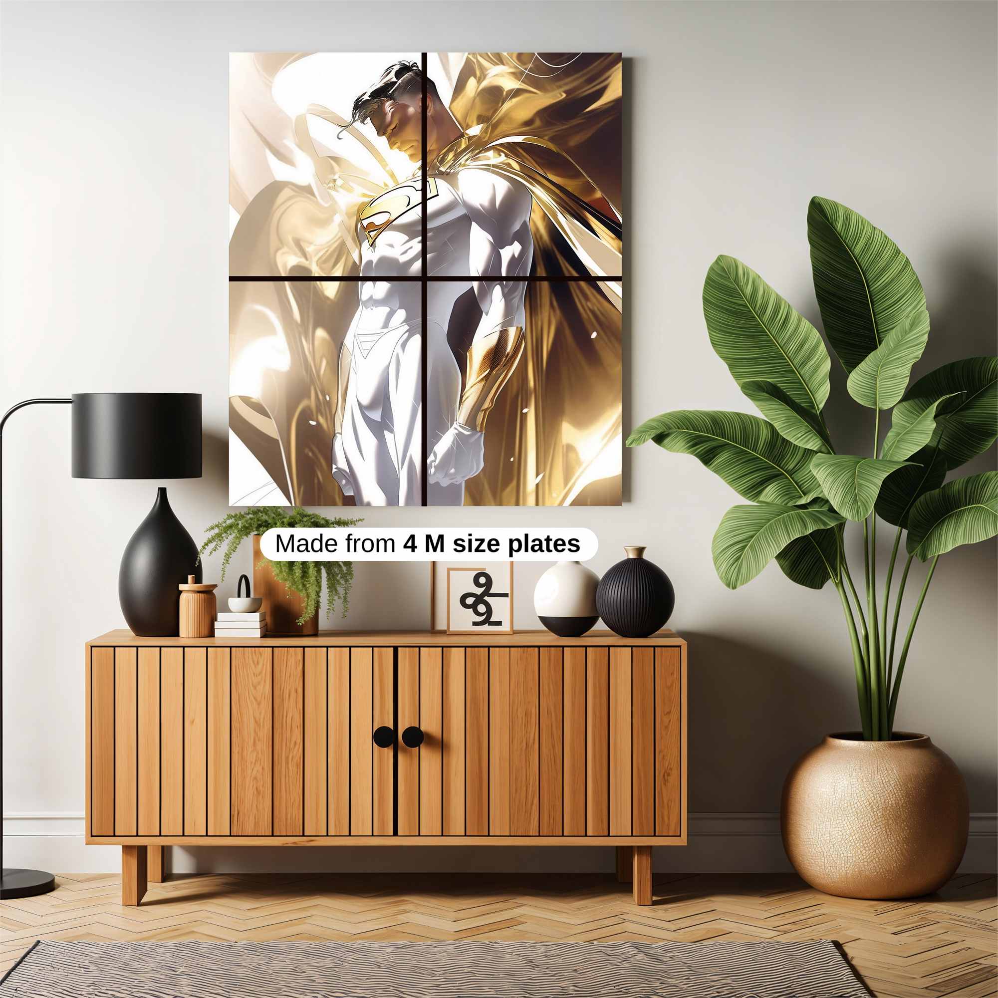 Superman Radiance Safe Wall Magnetic / M