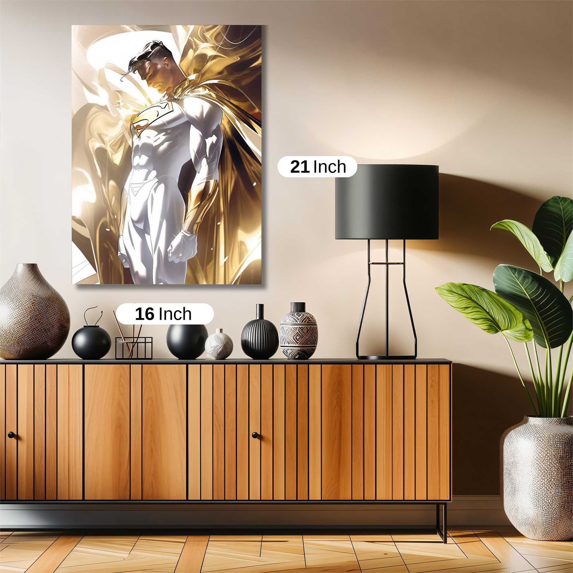 Superman Radiance Safe Wall Magnetic / M