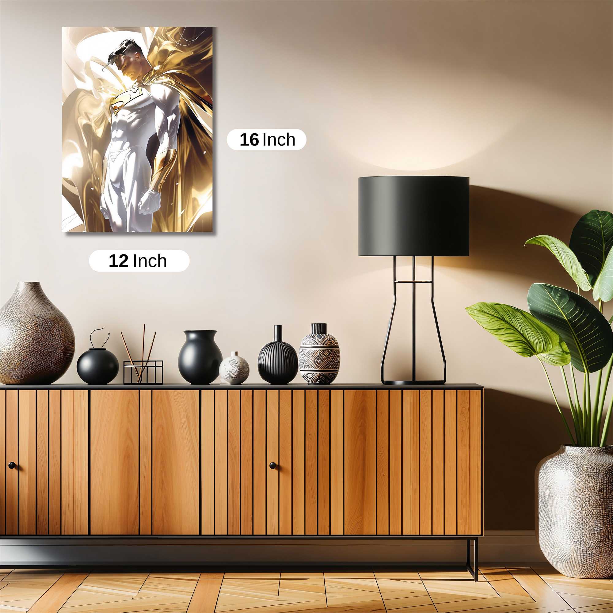 Superman Radiance Safe Wall Magnetic / M