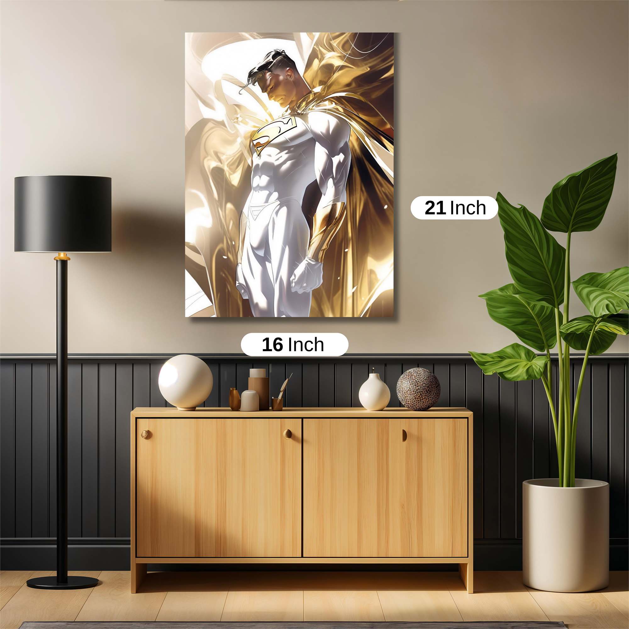 Superman Radiance Safe Wall Magnetic / M