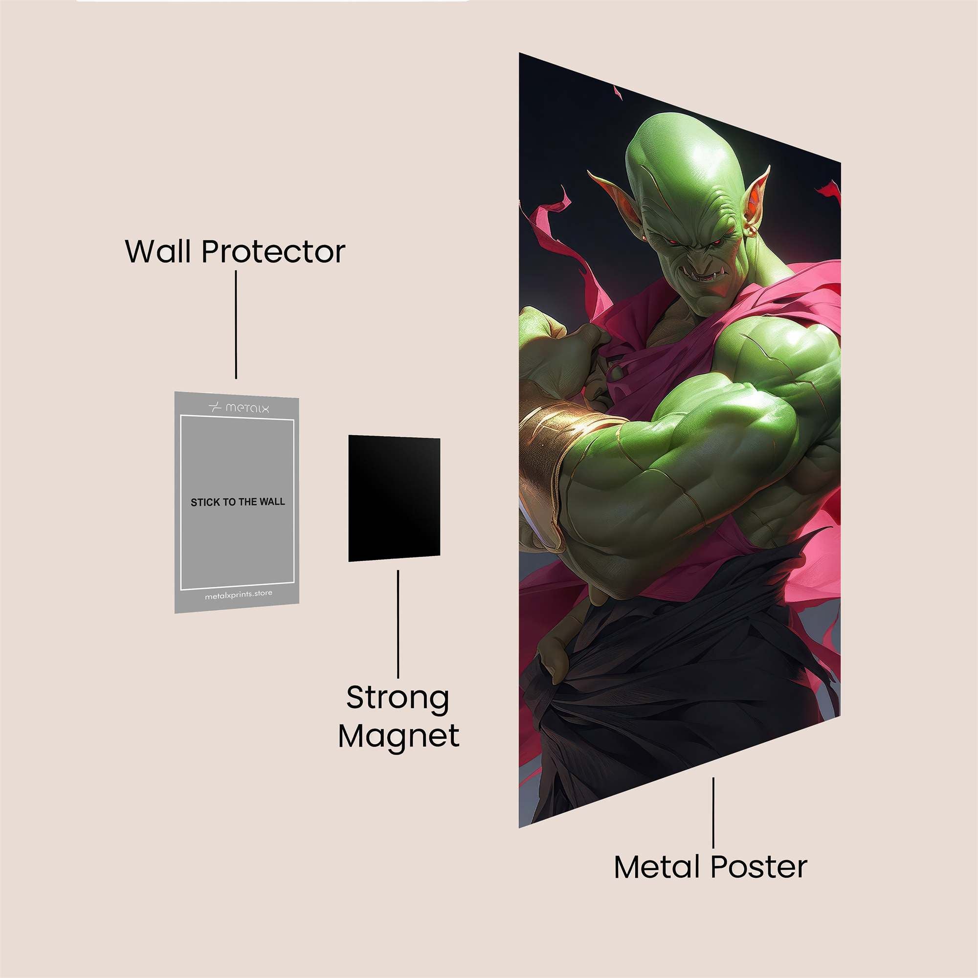 Piccolo Resolve Safe Wall Magnetic / M