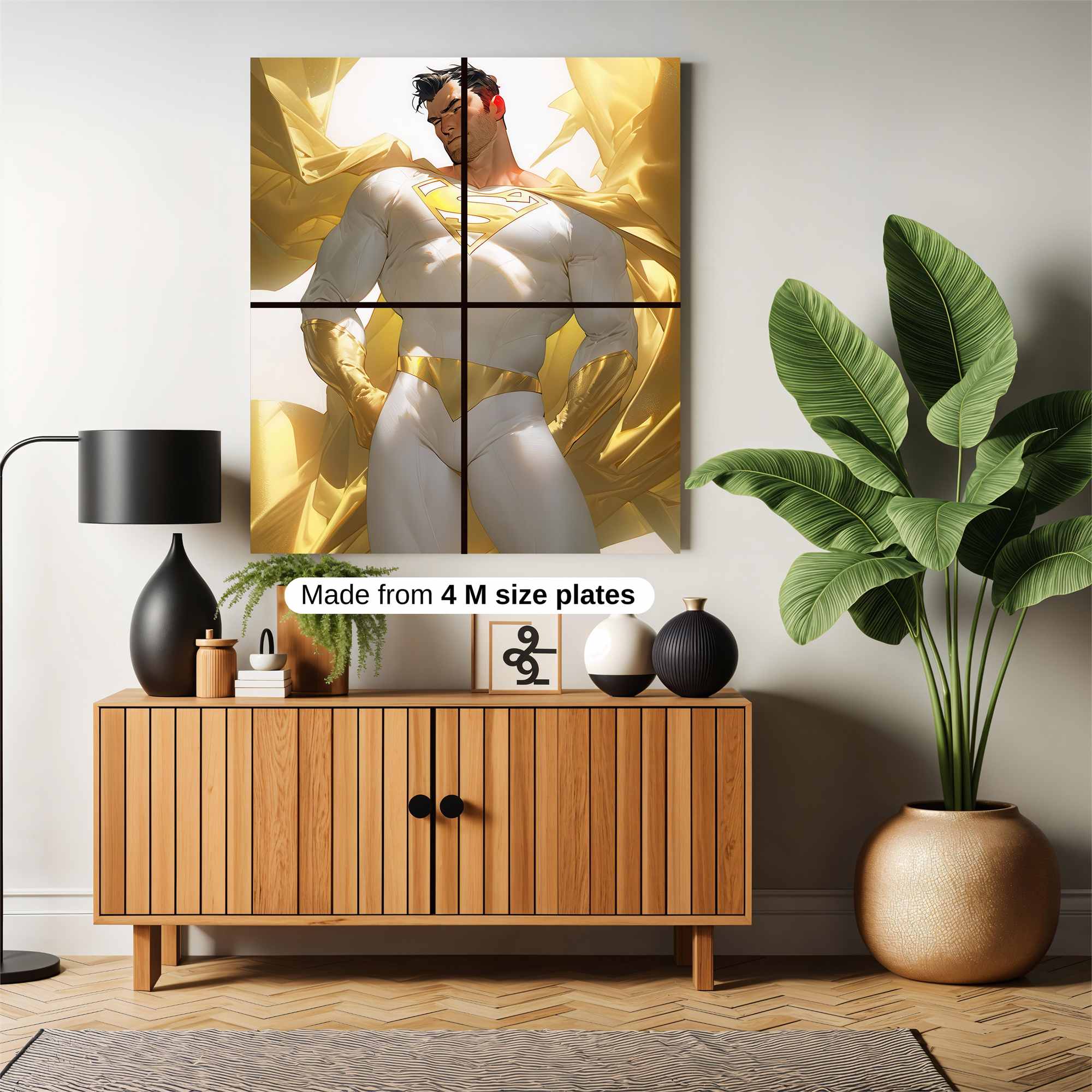 Superman Radiance Safe Wall Magnetic / M