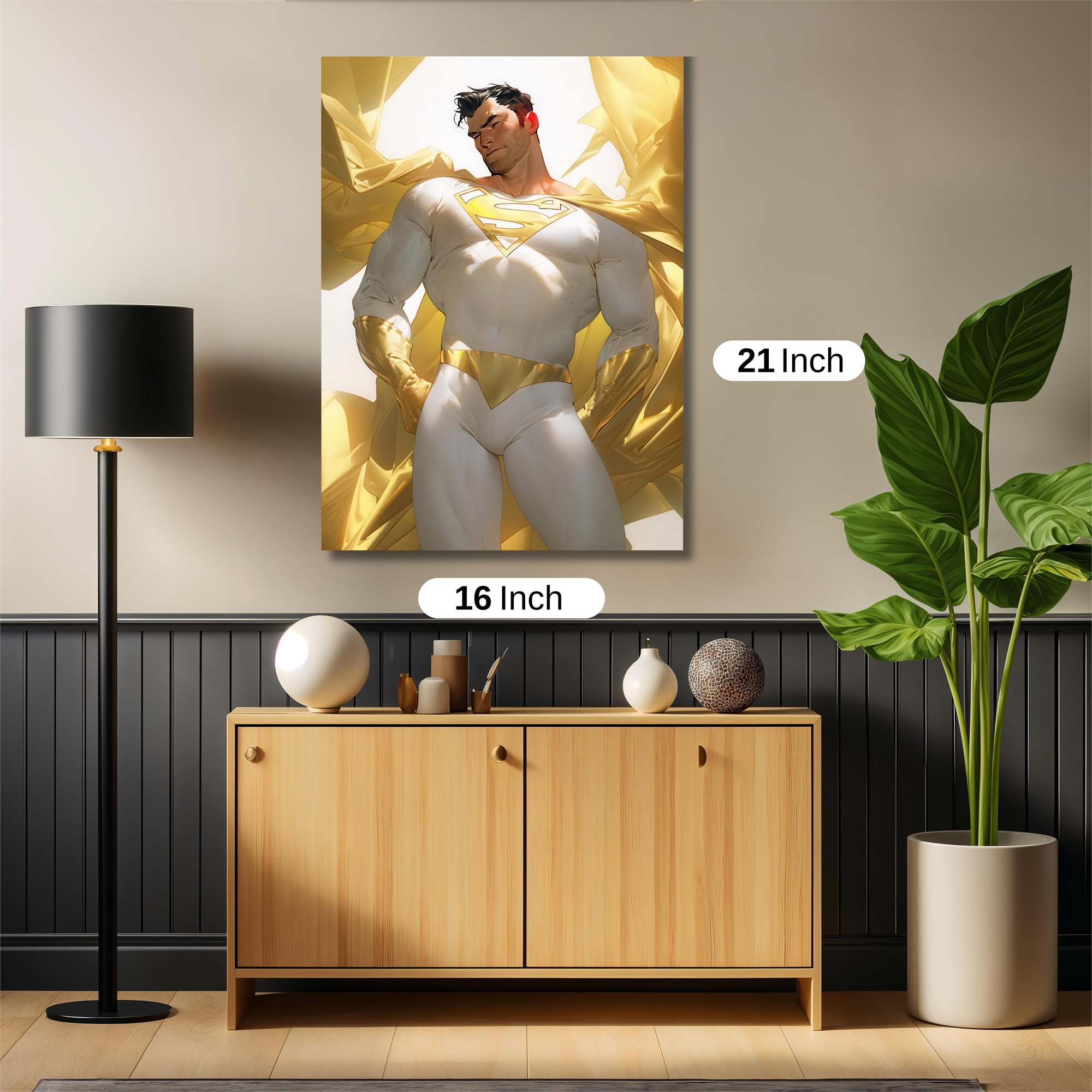 Superman Radiance Safe Wall Magnetic / M