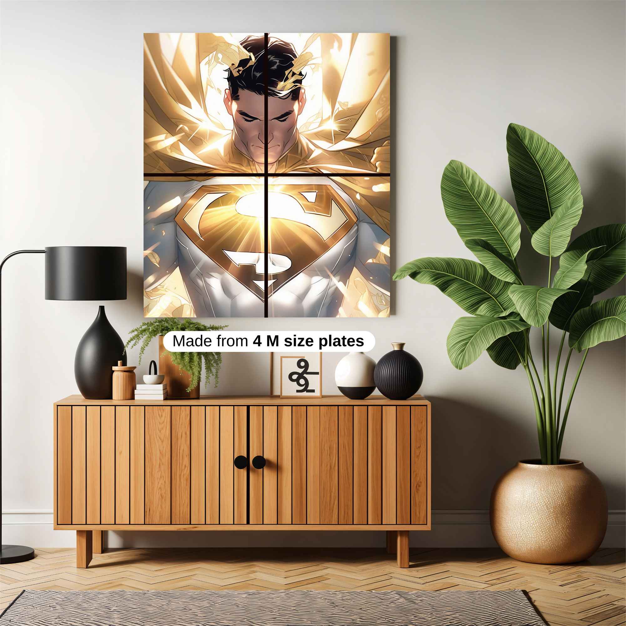 Superman Radiance Safe Wall Magnetic / M