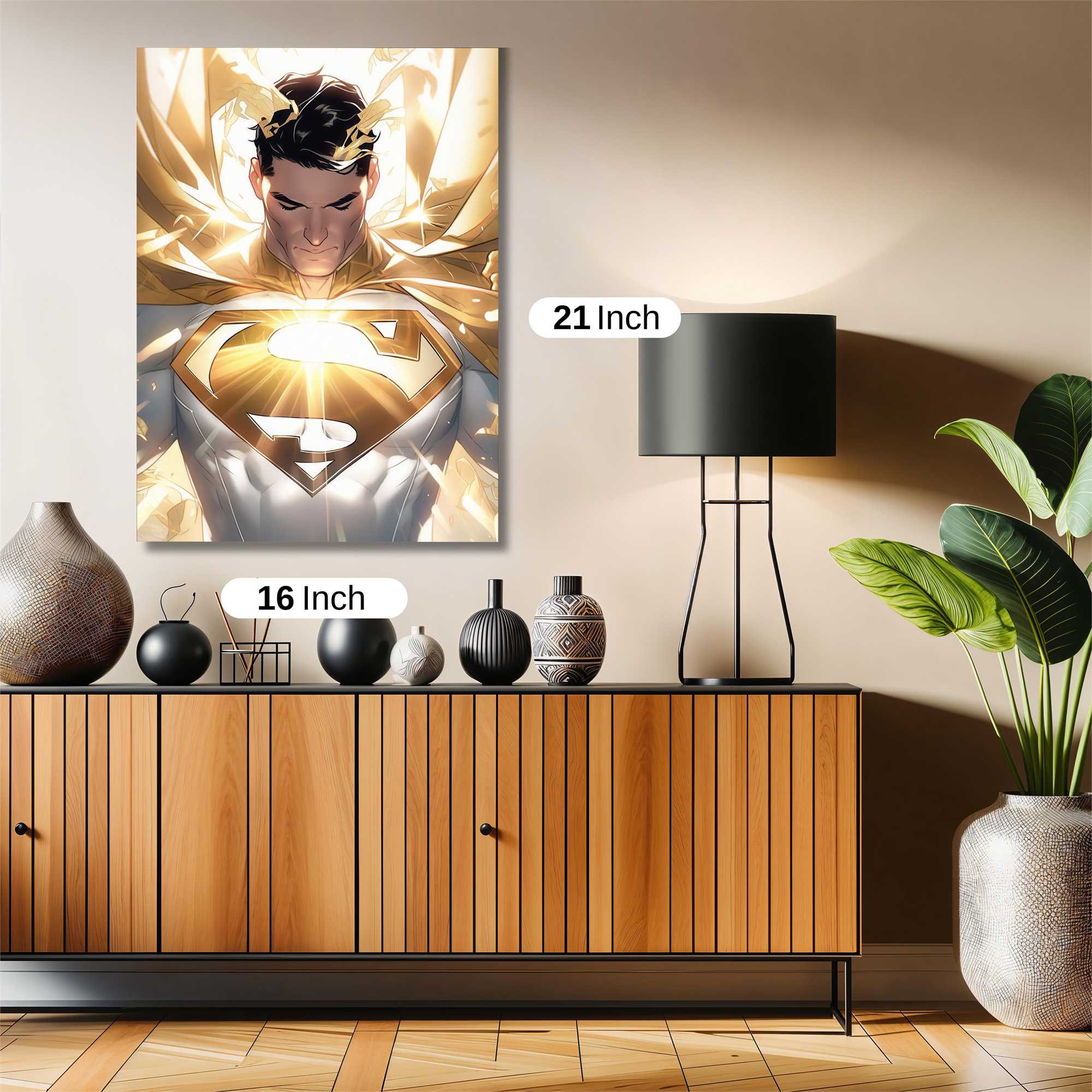 Superman Radiance Safe Wall Magnetic / M