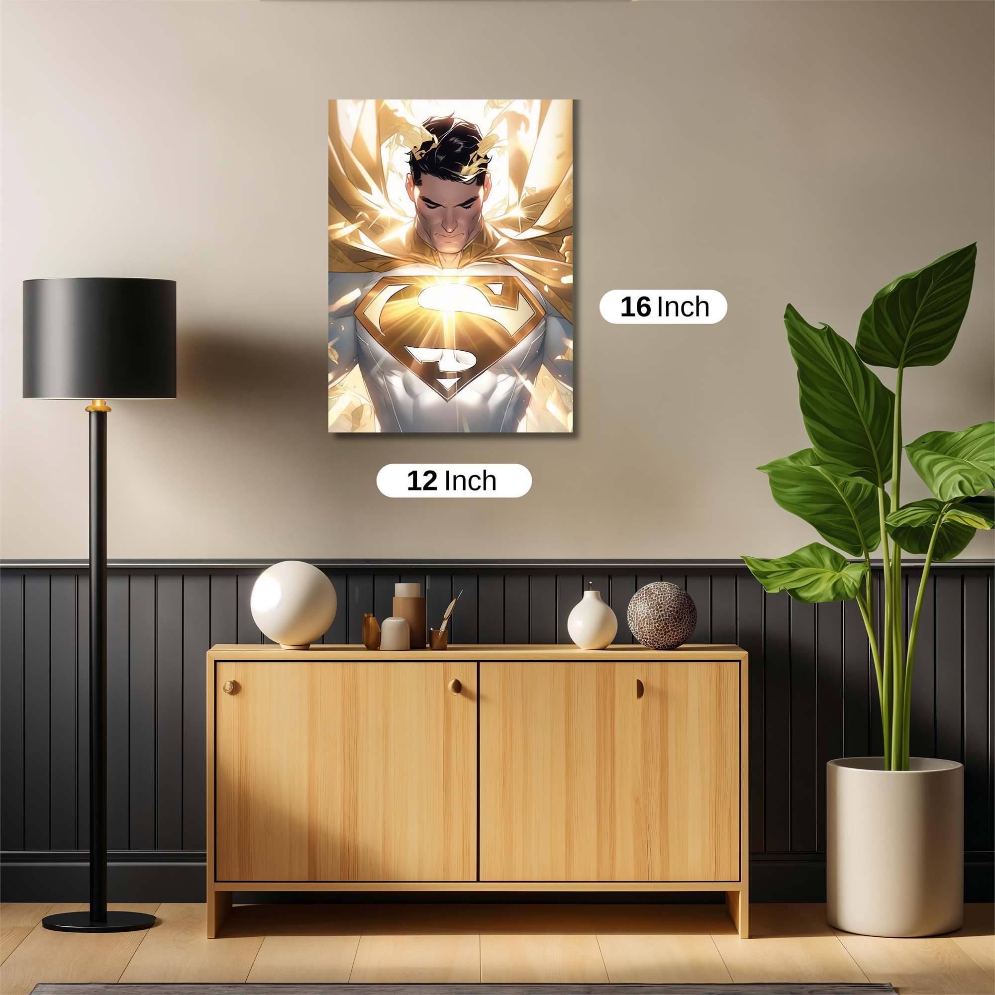 Superman Radiance Safe Wall Magnetic / M