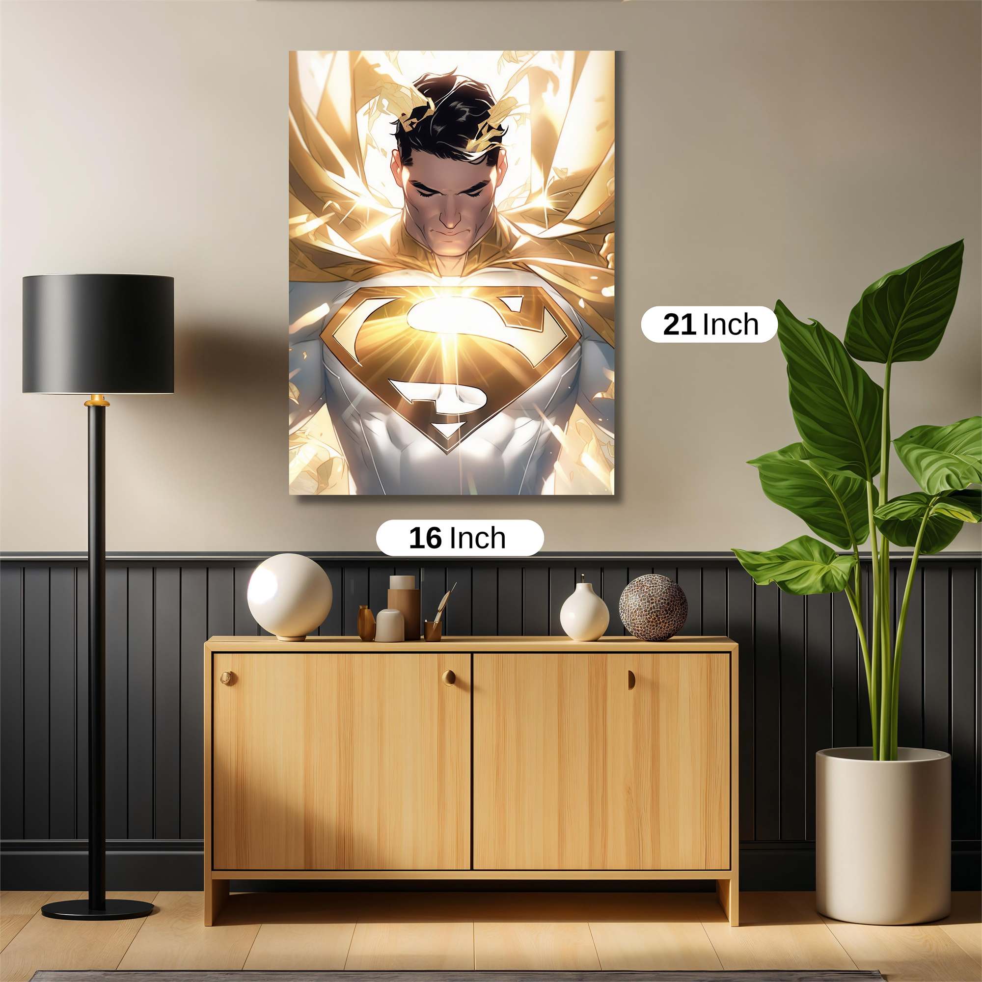 Superman Radiance Safe Wall Magnetic / M