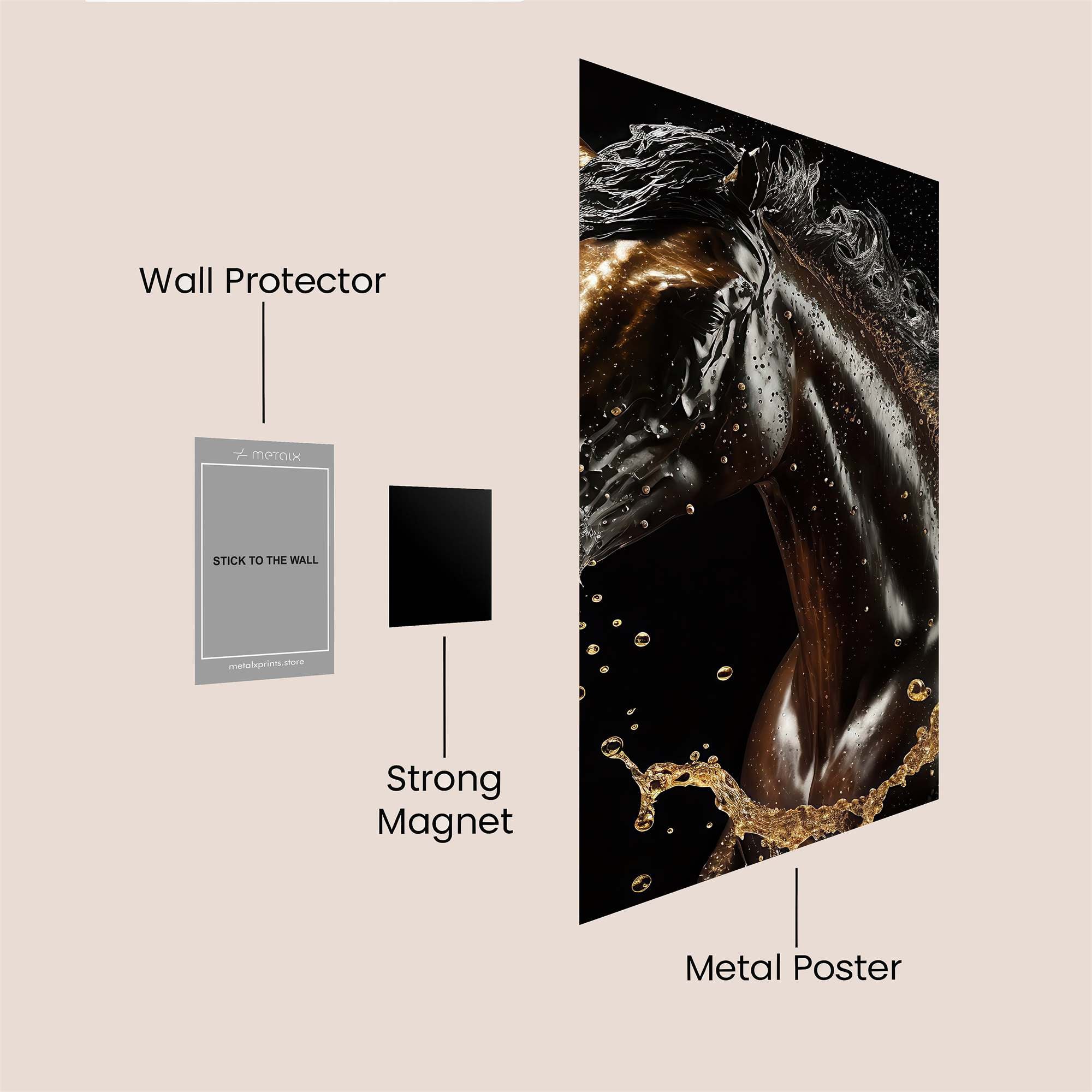 Equine Elegance Safe Wall Magnetic / M