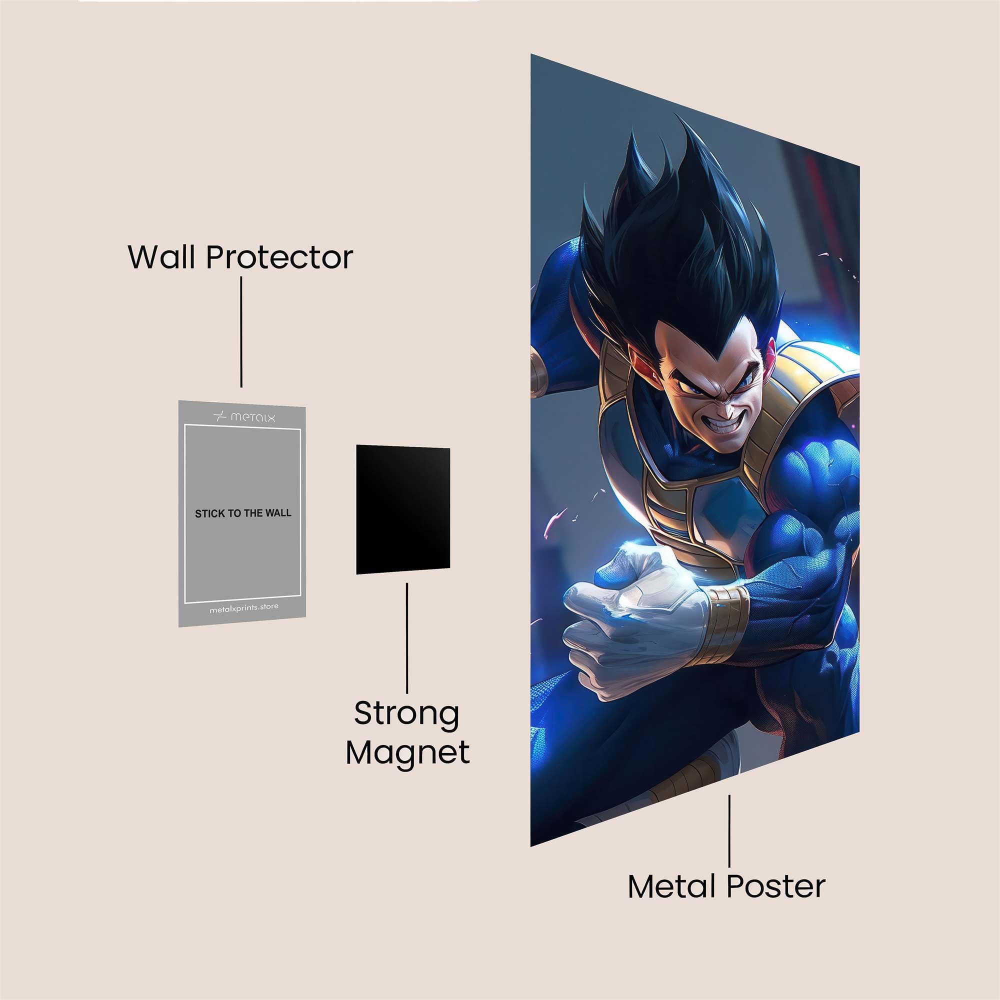 Vegeta Valor Safe Wall Magnetic / M