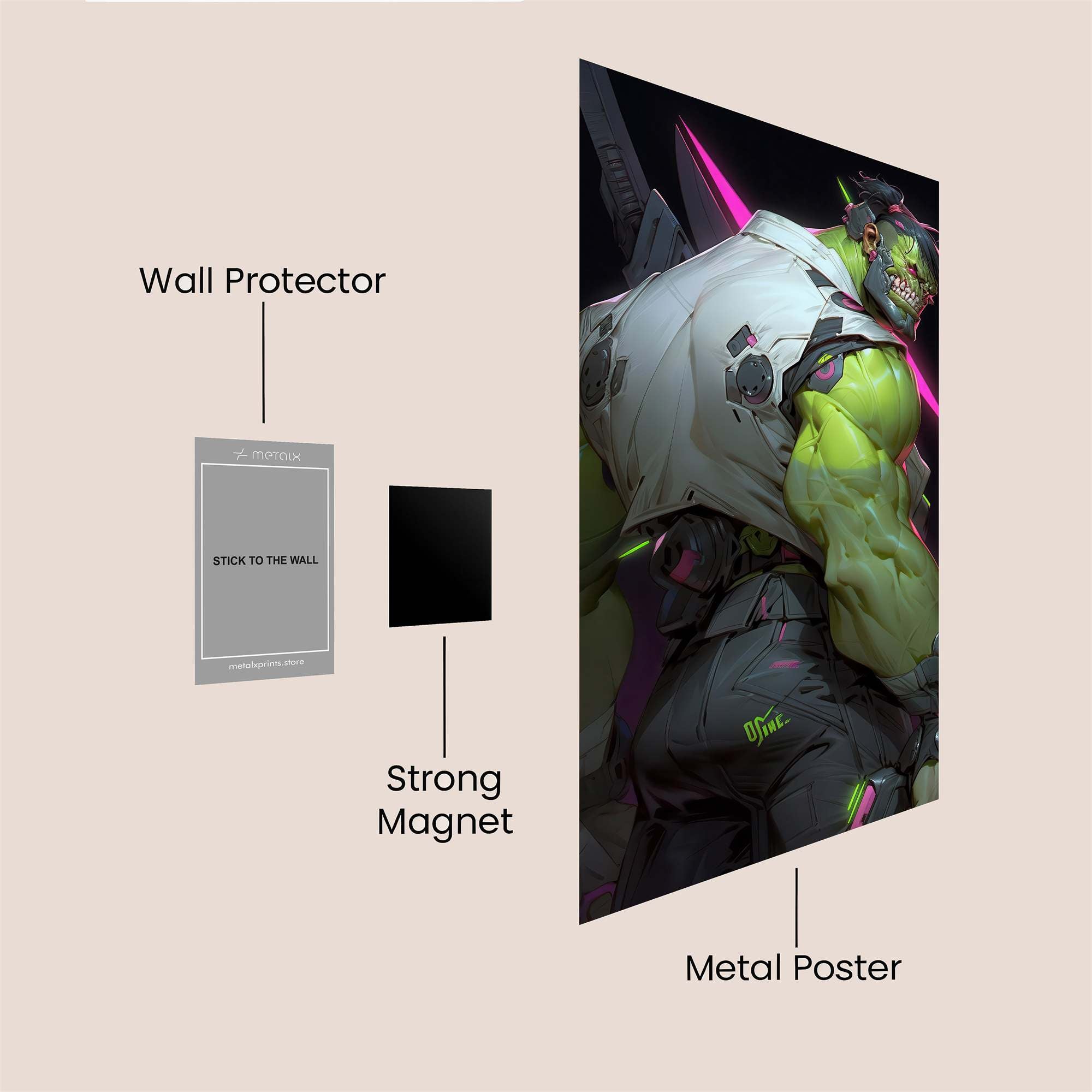 Orcish Fury Safe Wall Magnetic / M