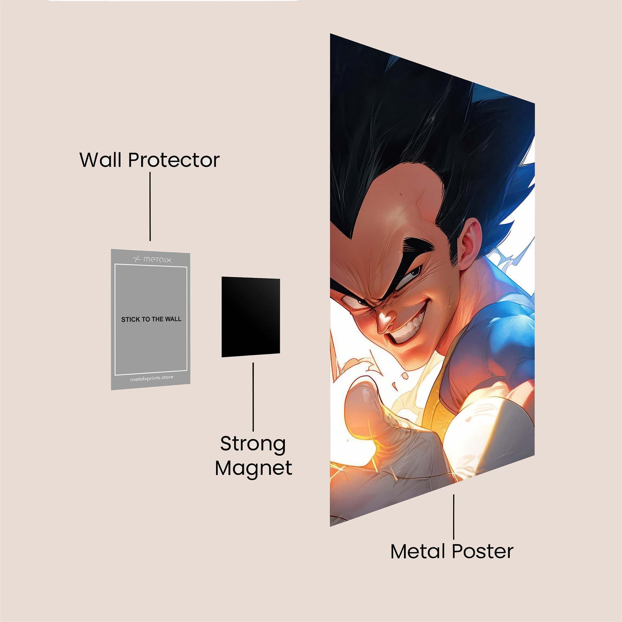 Vegeta Triumph Safe Wall Magnetic / M