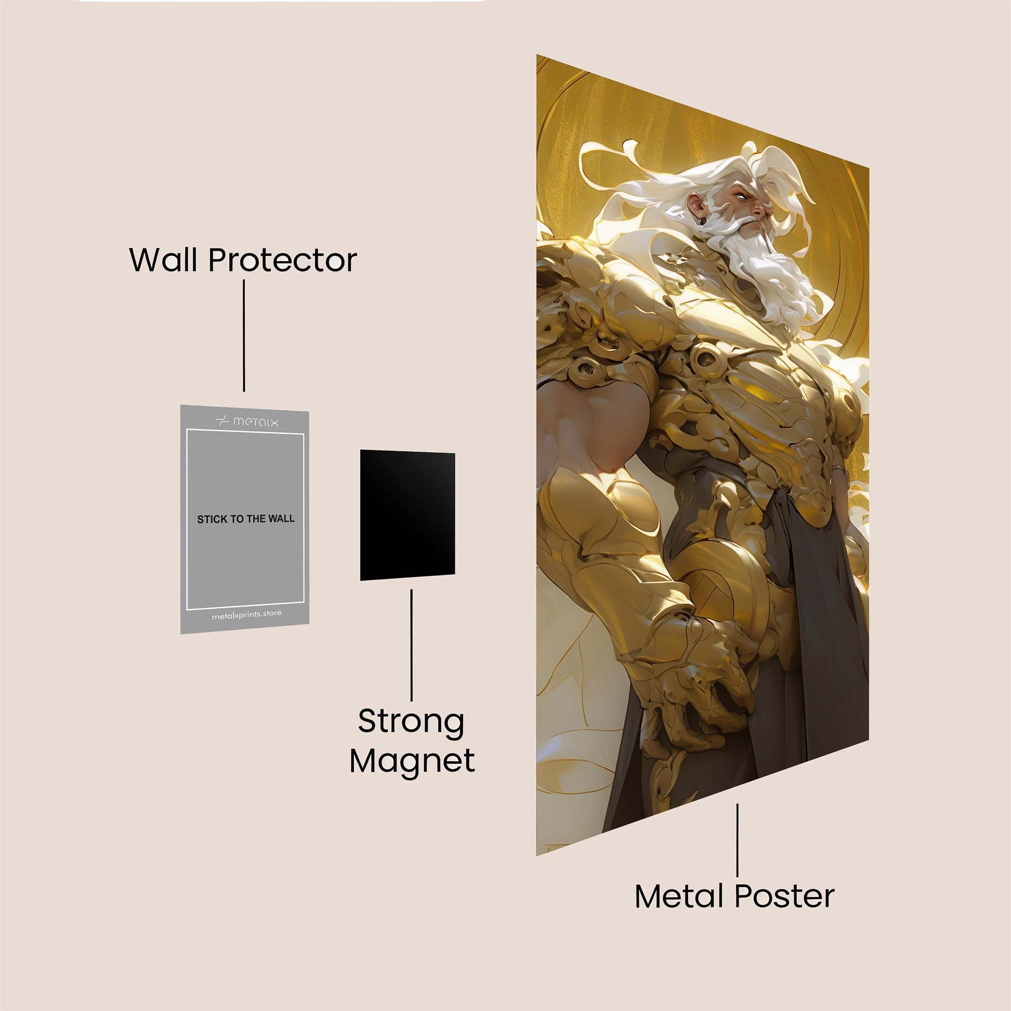 Divine Majesty Safe Wall Magnetic / M