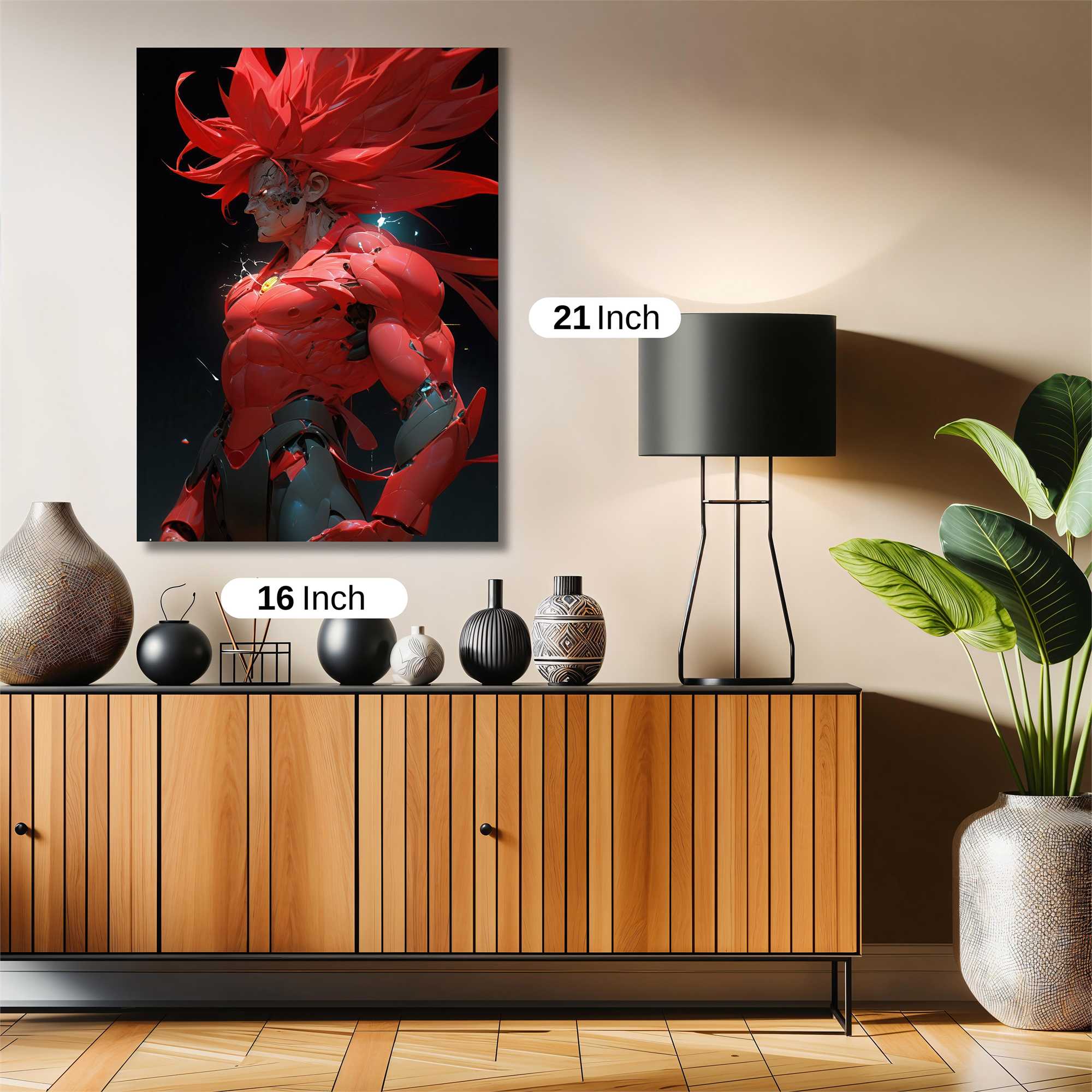 Inferno Warrior Safe Wall Magnetic / M