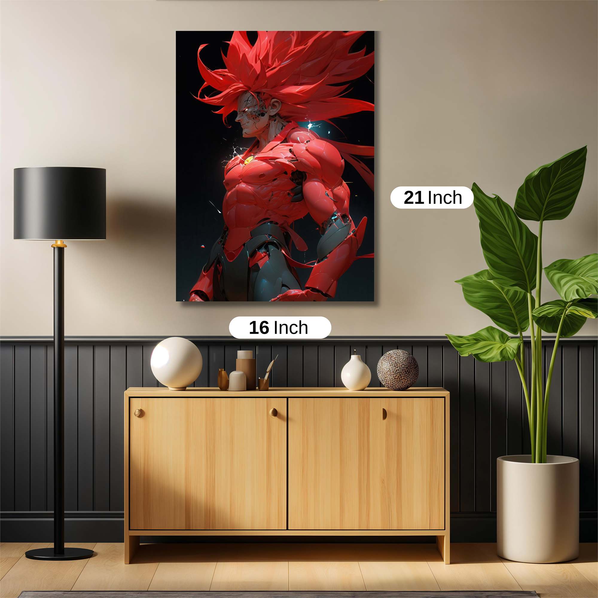 Inferno Warrior Safe Wall Magnetic / M