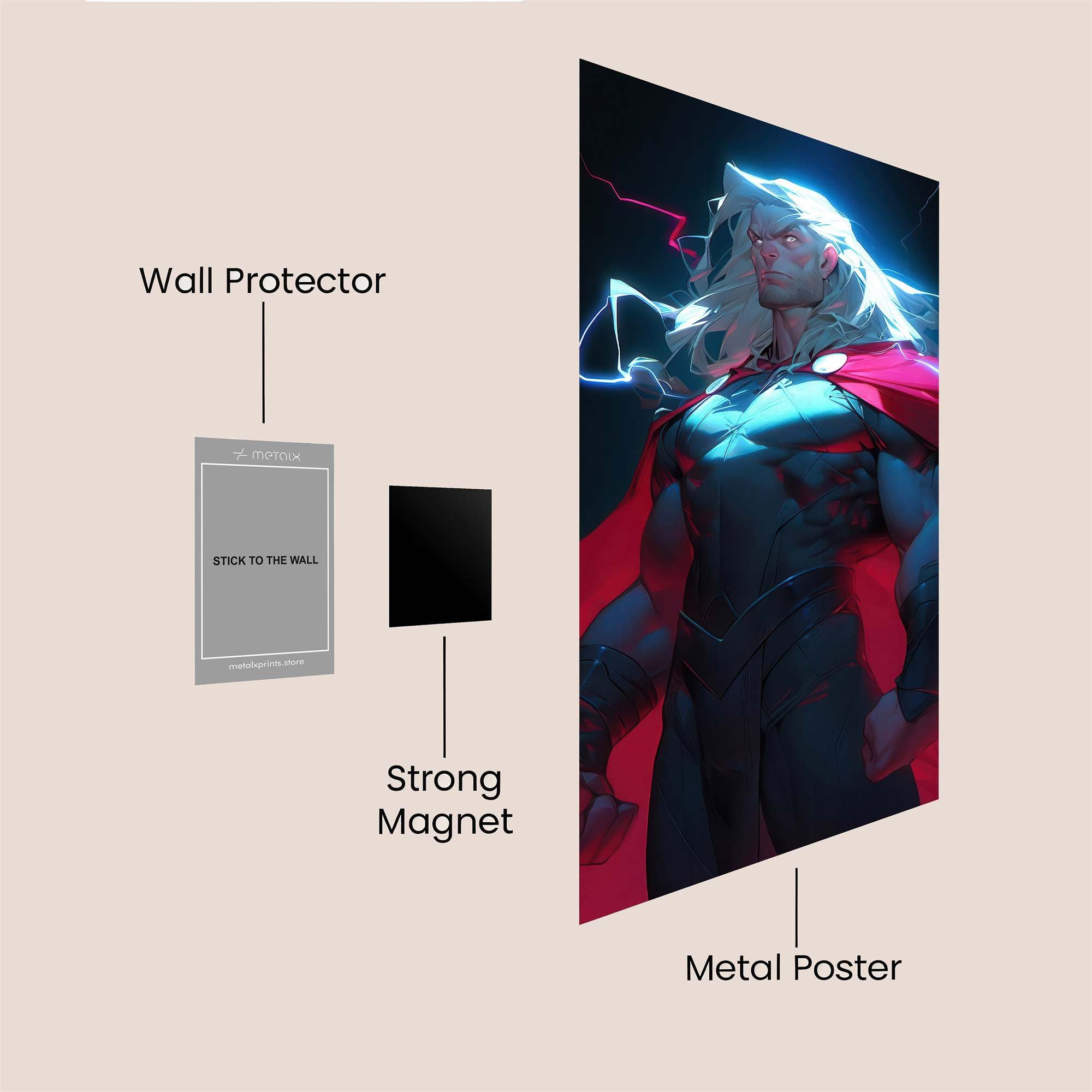 Lightning Majesty Safe Wall Magnetic / M