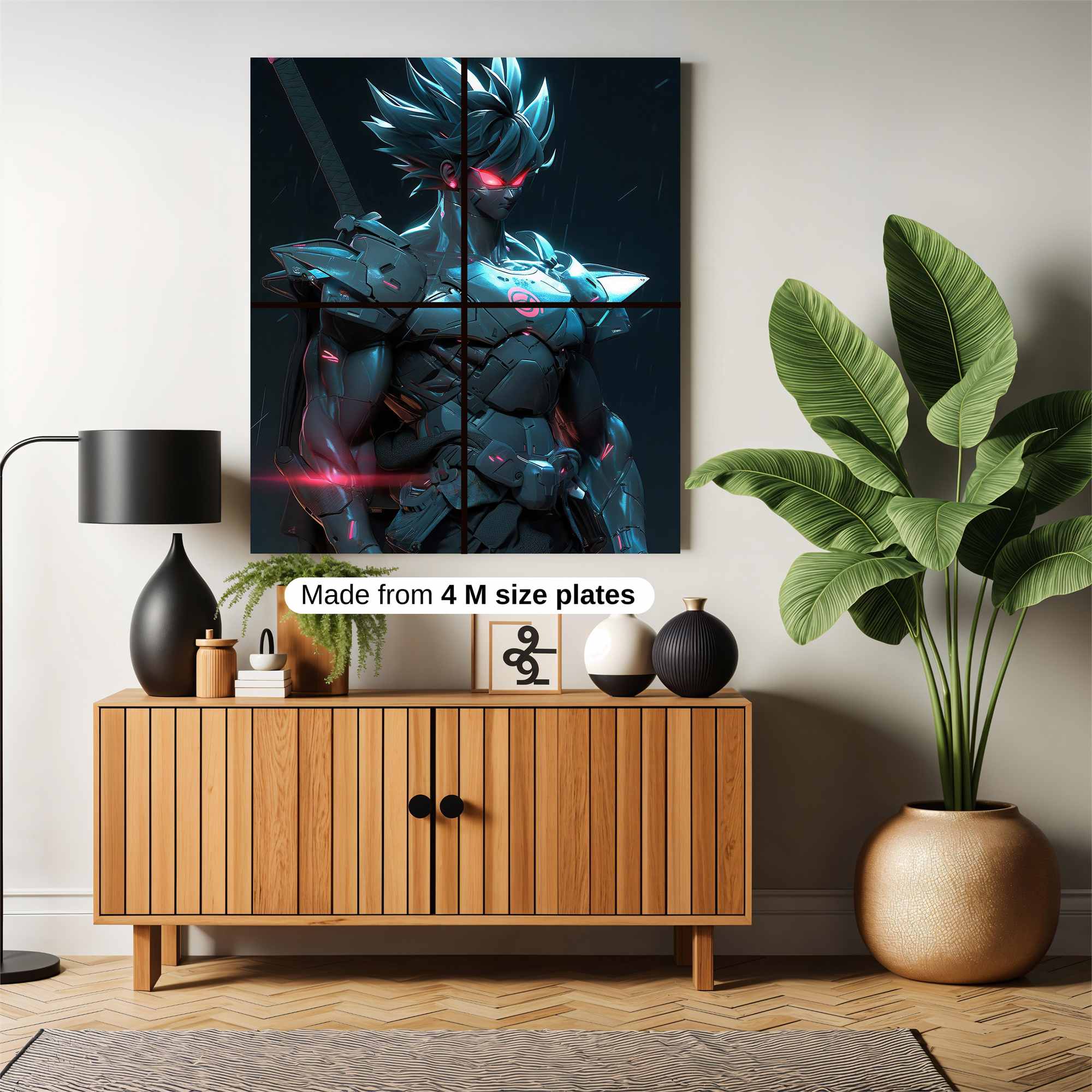 Cyber Warrior Safe Wall Magnetic / M