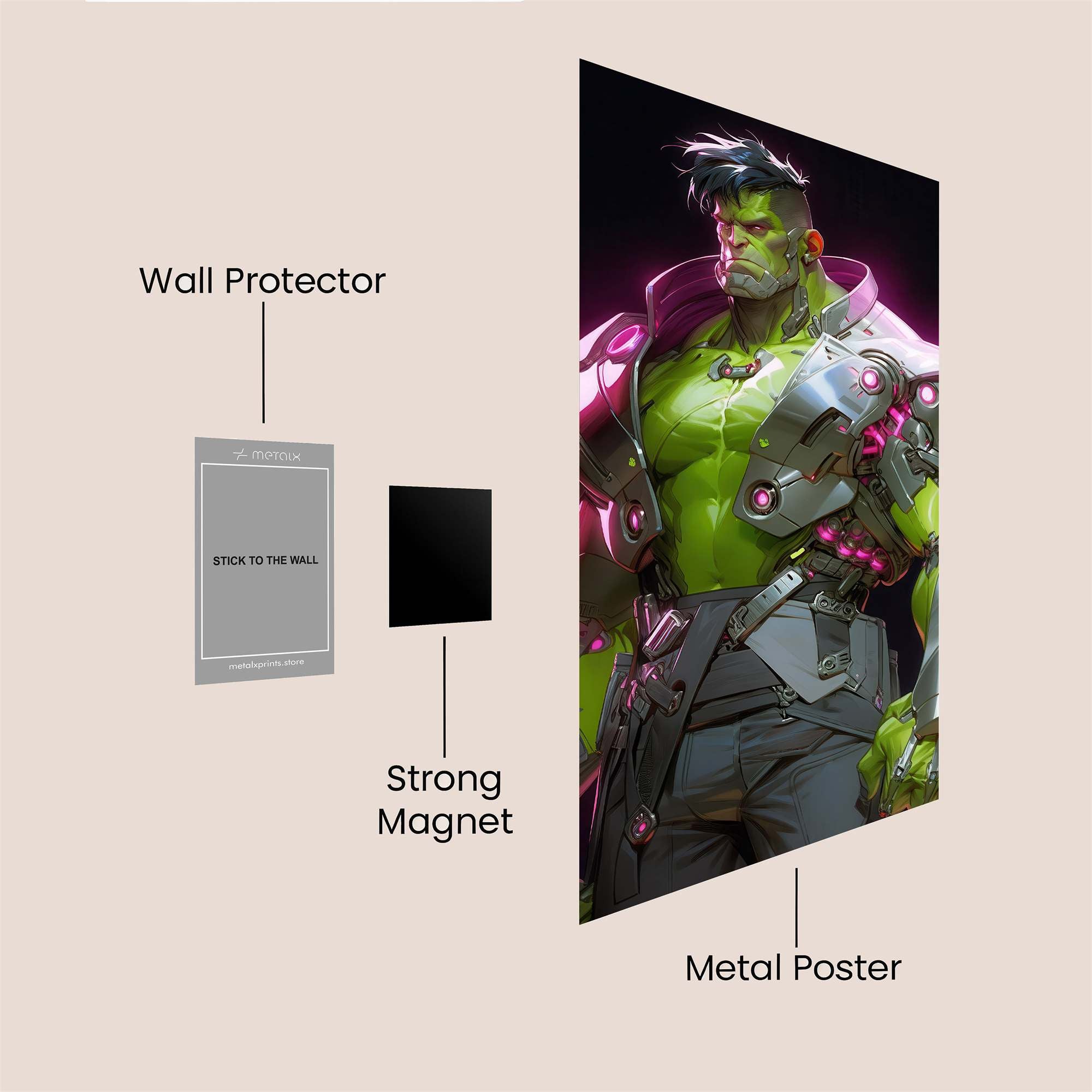Hulk Radiance Safe Wall Magnetic / M
