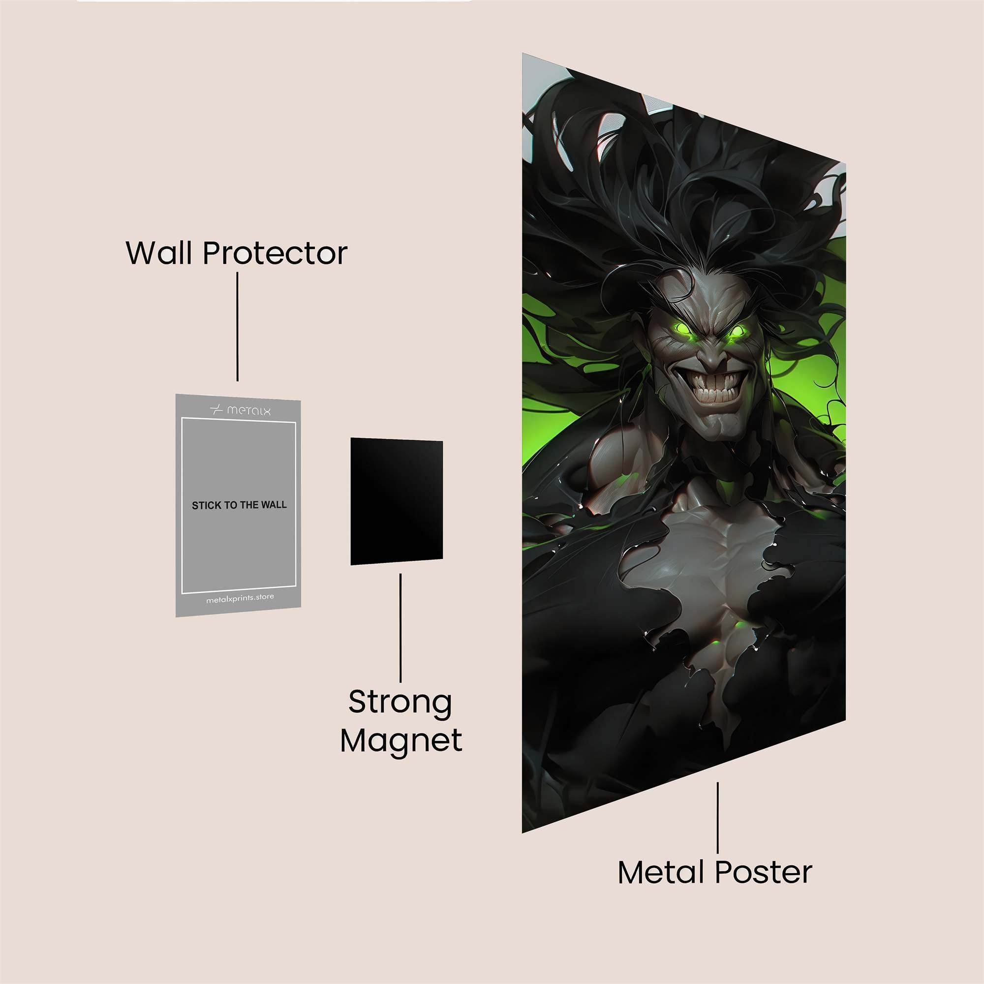 Vivid Fury Safe Wall Magnetic / M