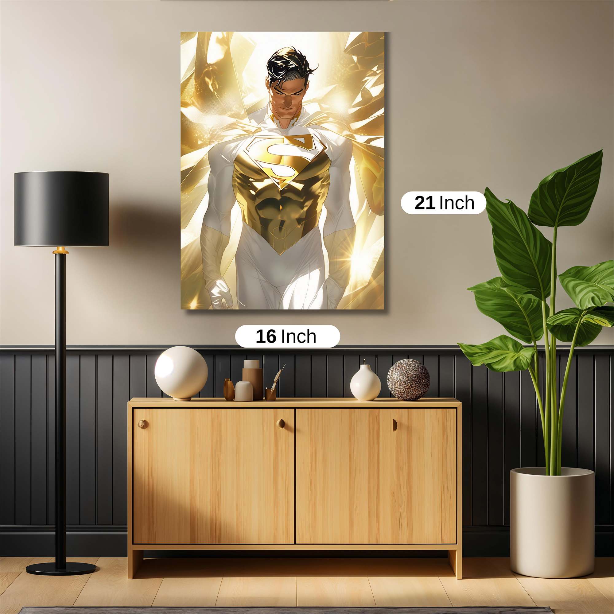 Superman Radiance Safe Wall Magnetic / M