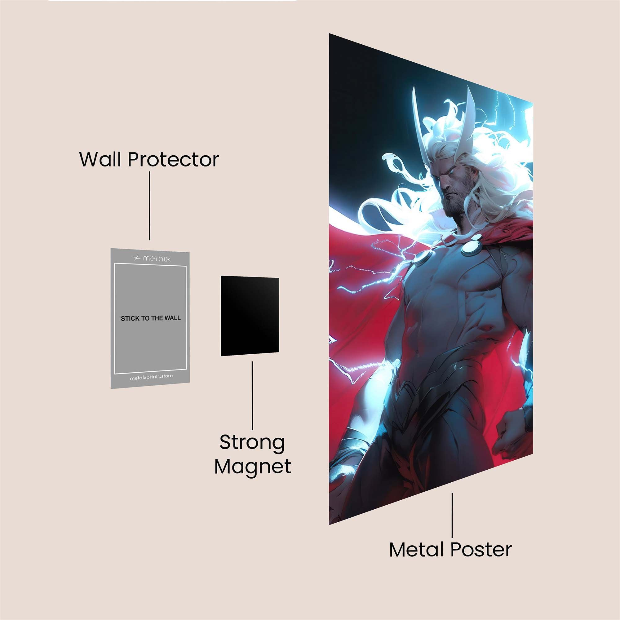 Thunderous Power Safe Wall Magnetic / M