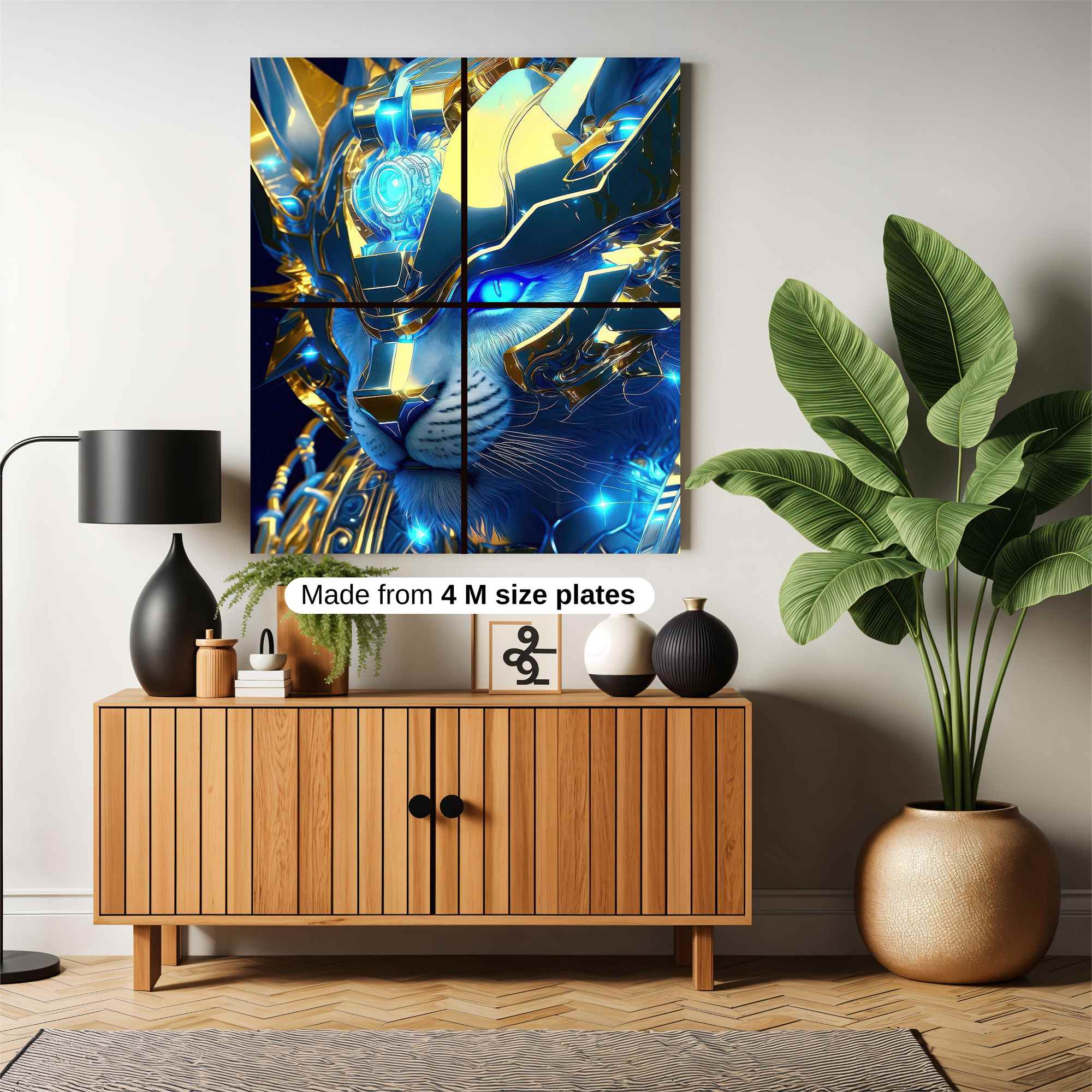 Cyber Feline Safe Wall Magnetic / M