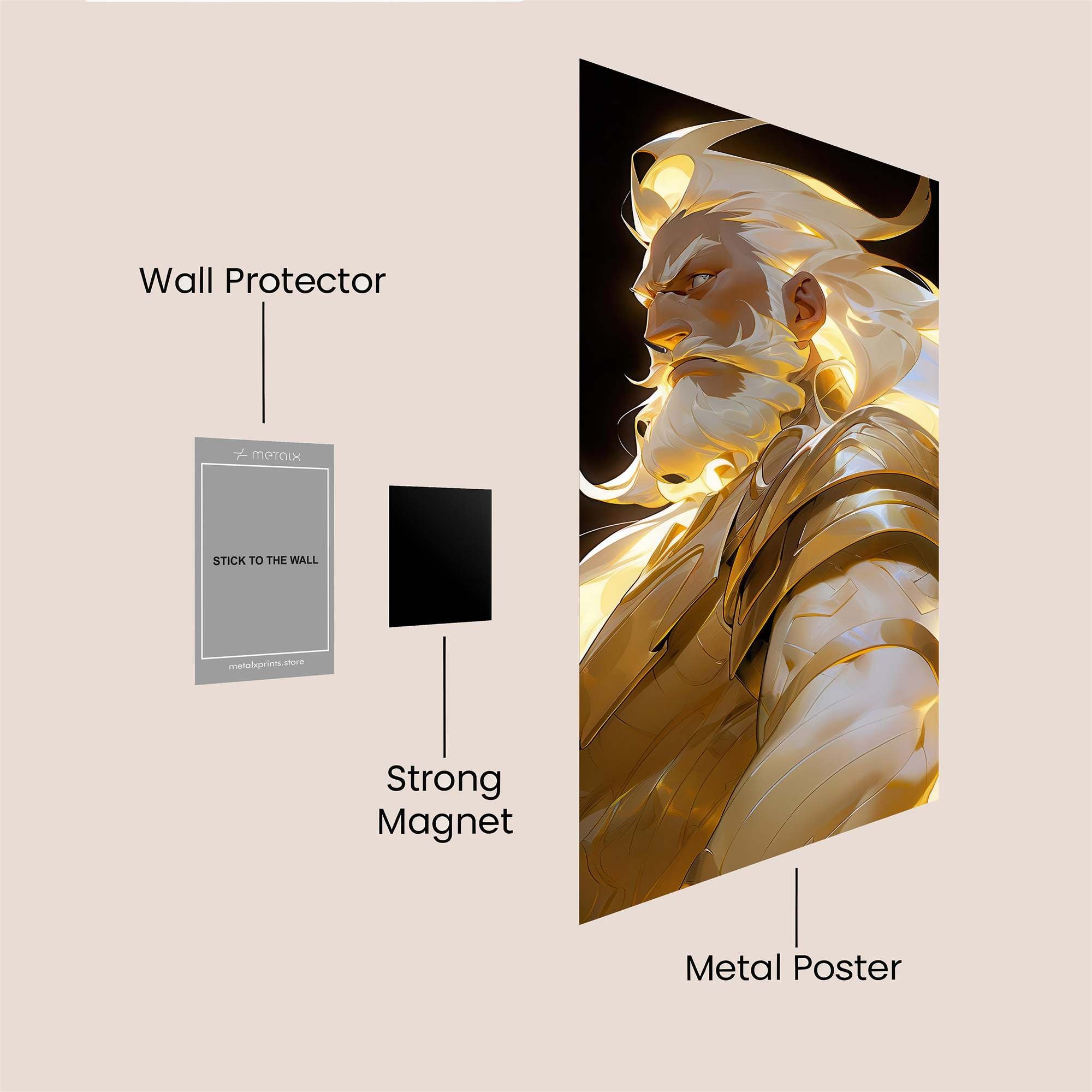 Mythic Radiance Safe Wall Magnetic / M