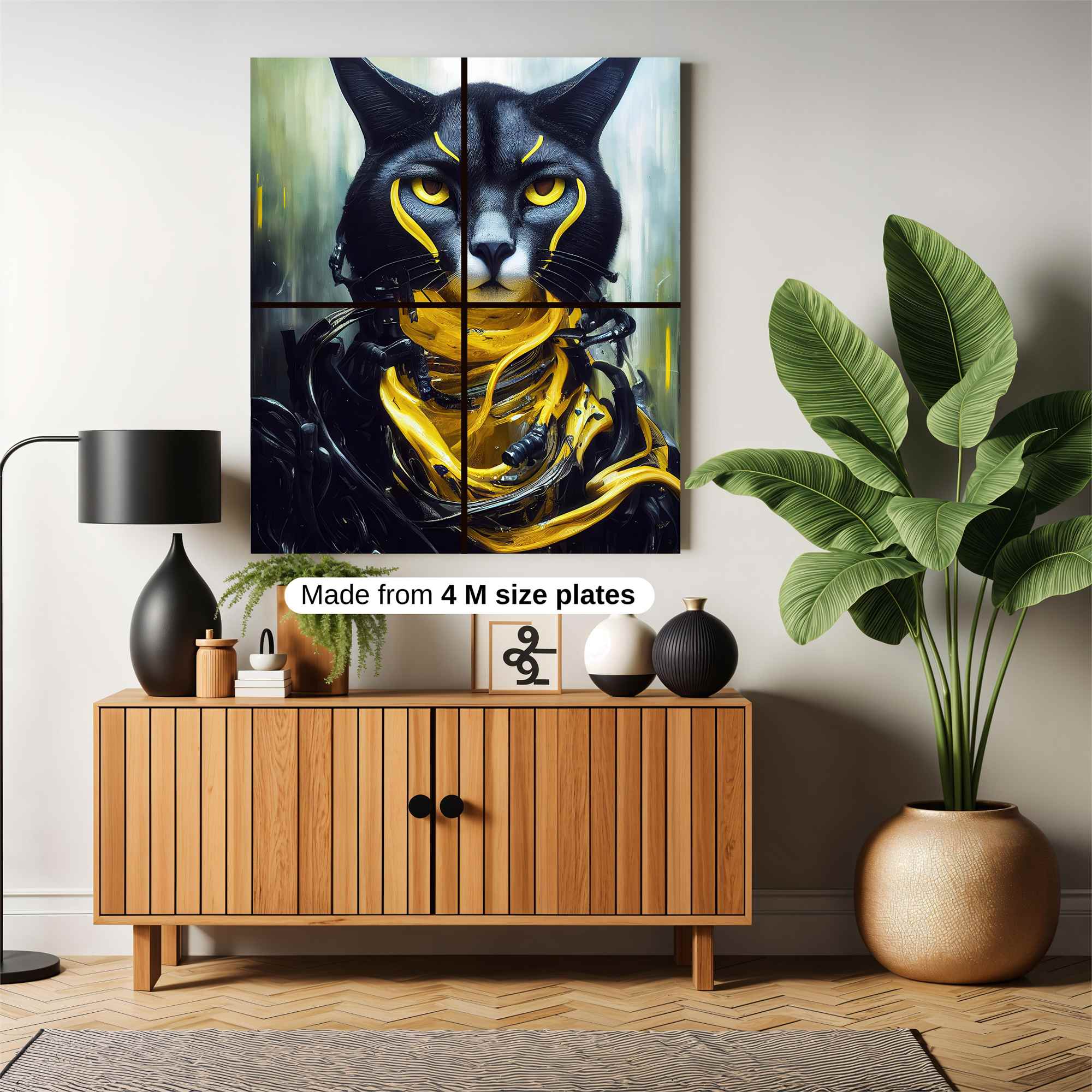 Cyber Feline Safe Wall Magnetic / M