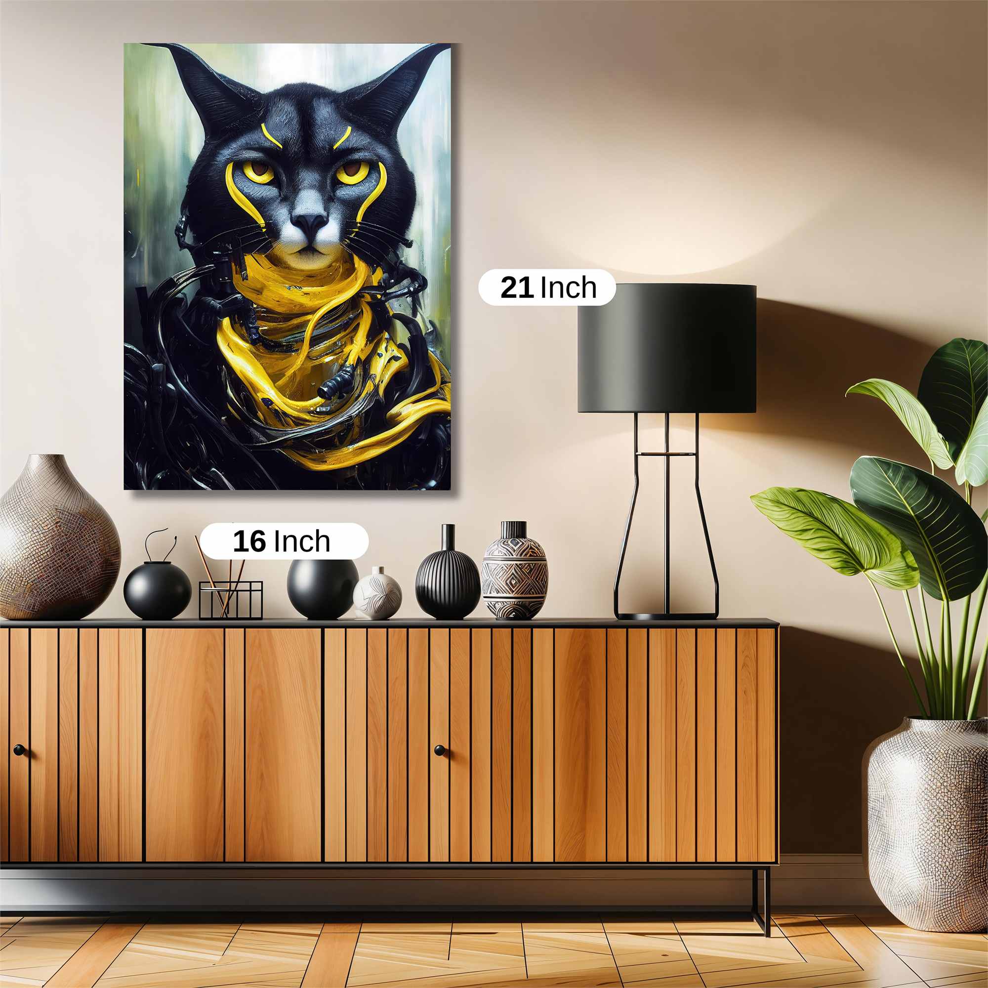 Cyber Feline Safe Wall Magnetic / M