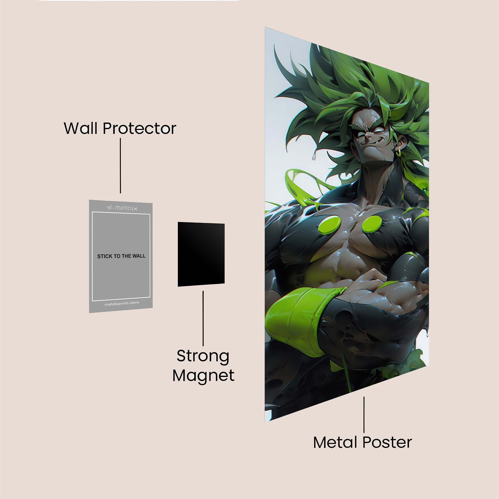 Broly Surge Safe Wall Magnetic / M