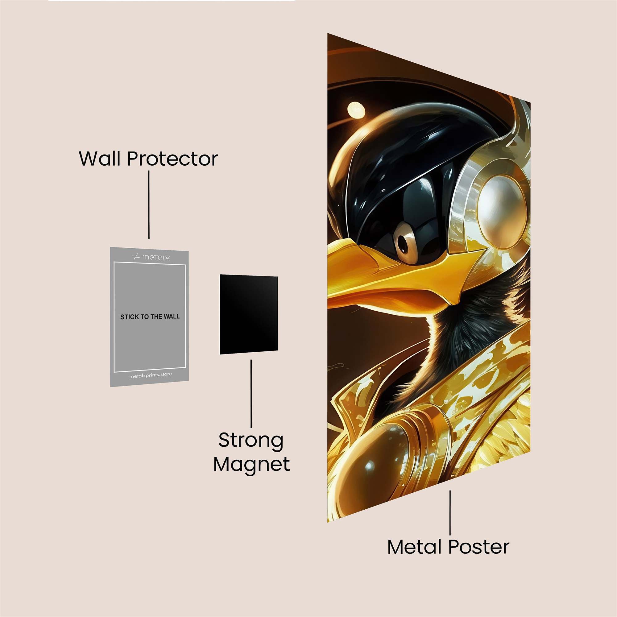 Duck Cosmos Safe Wall Magnetic / M