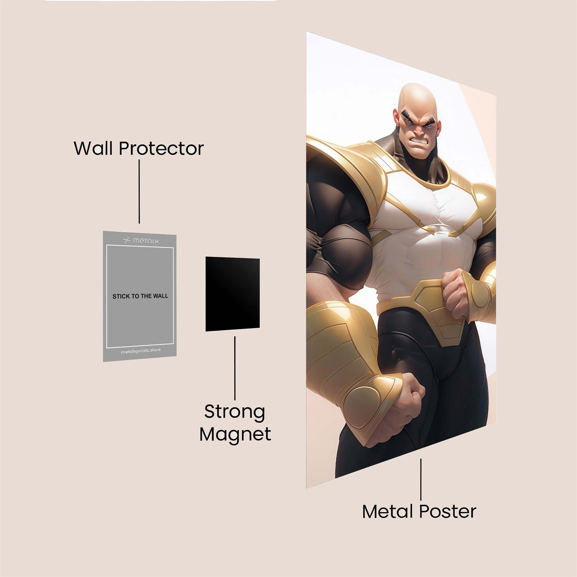 Heroic Might Safe Wall Magnetic / M