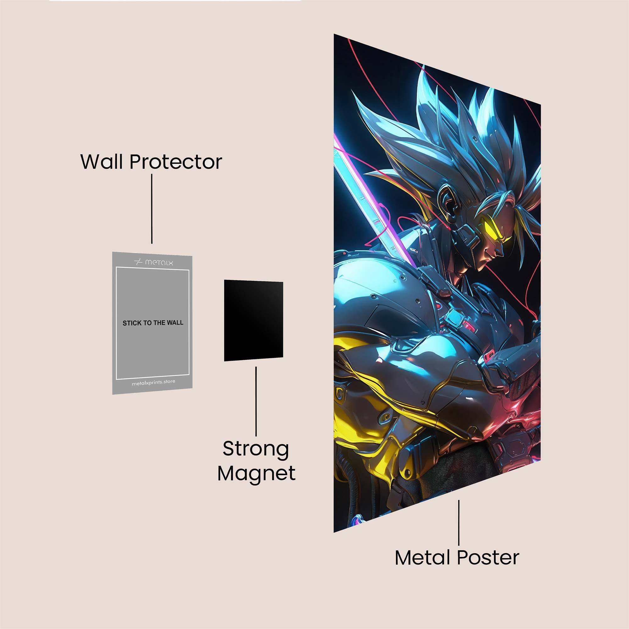 Cyber Sentinel Safe Wall Magnetic / M