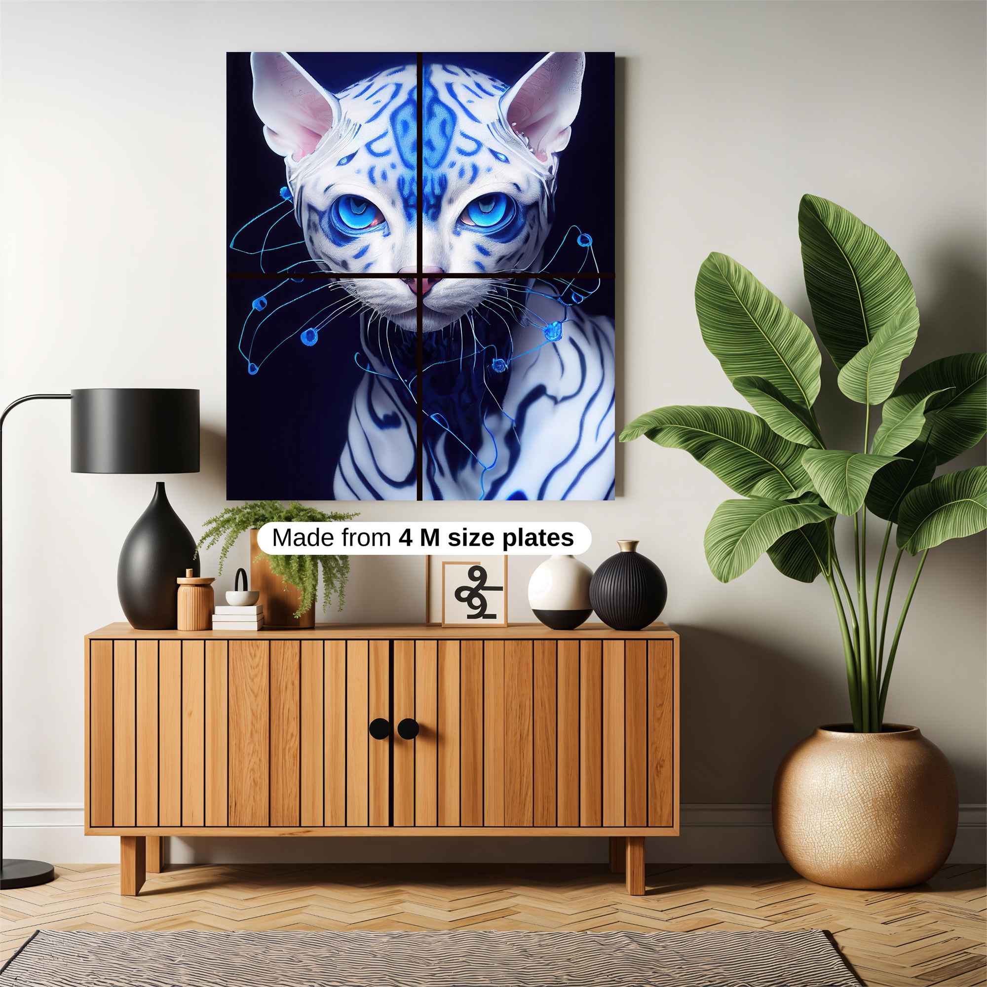 Cyber Feline Safe Wall Magnetic / M