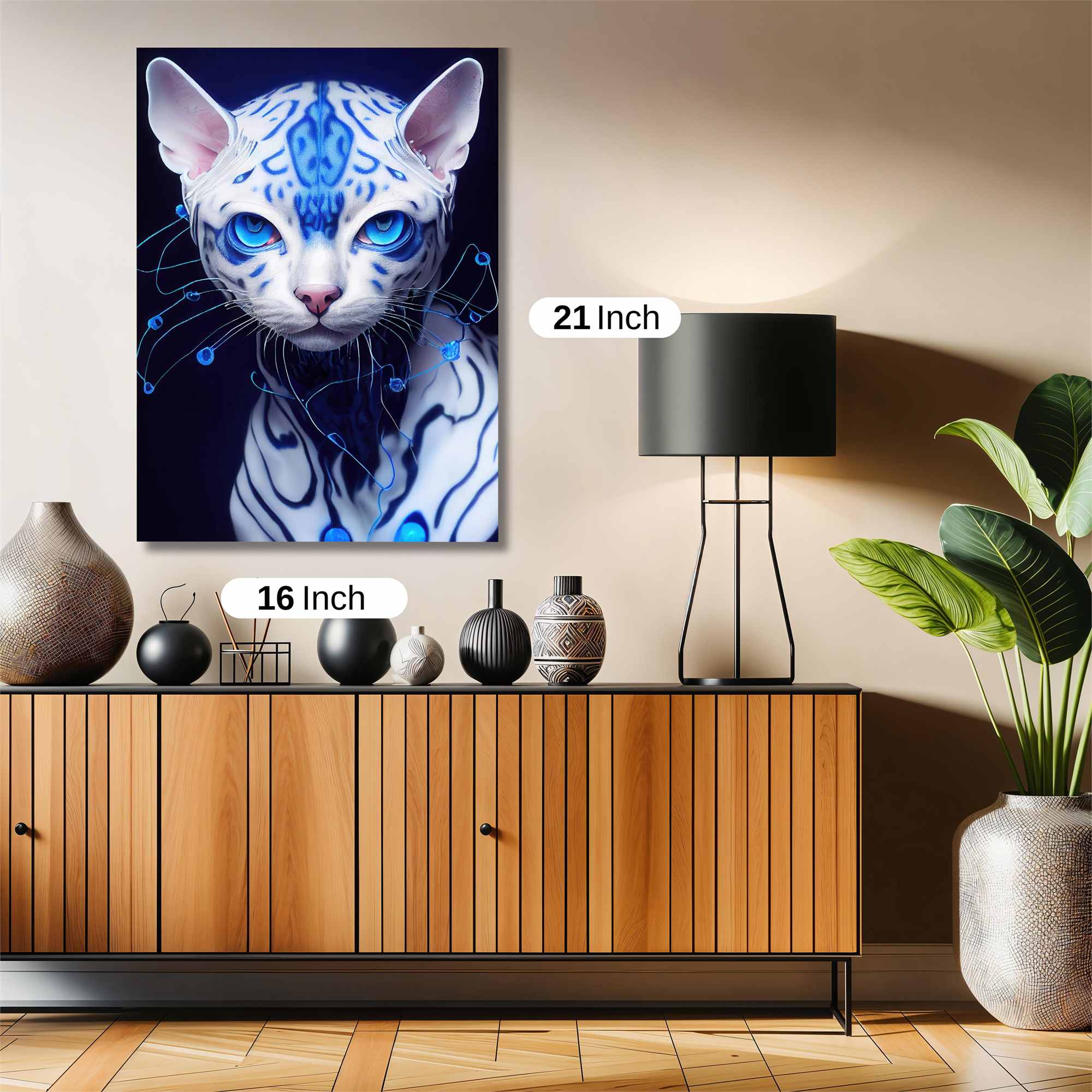 Cyber Feline Safe Wall Magnetic / M
