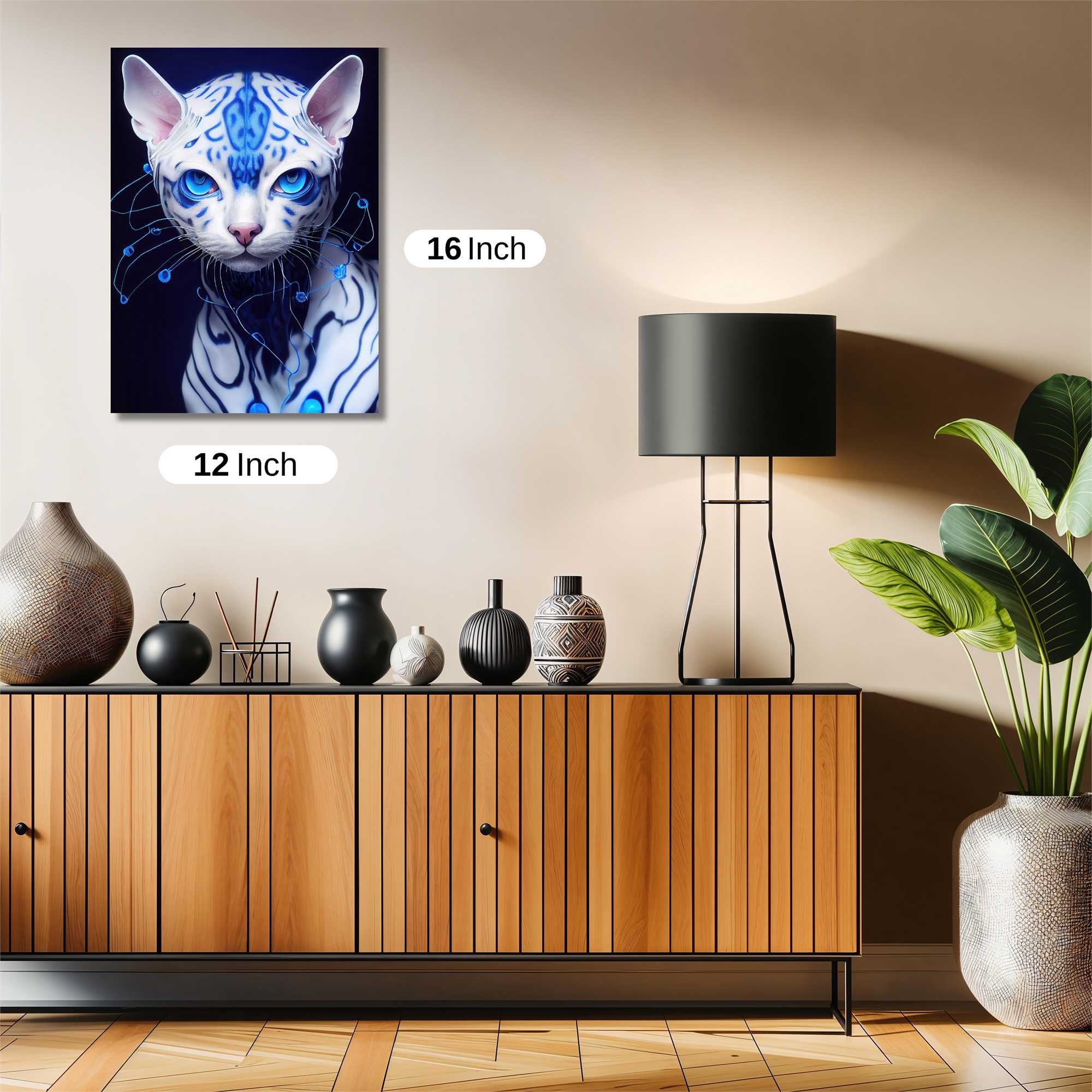 Cyber Feline Safe Wall Magnetic / M