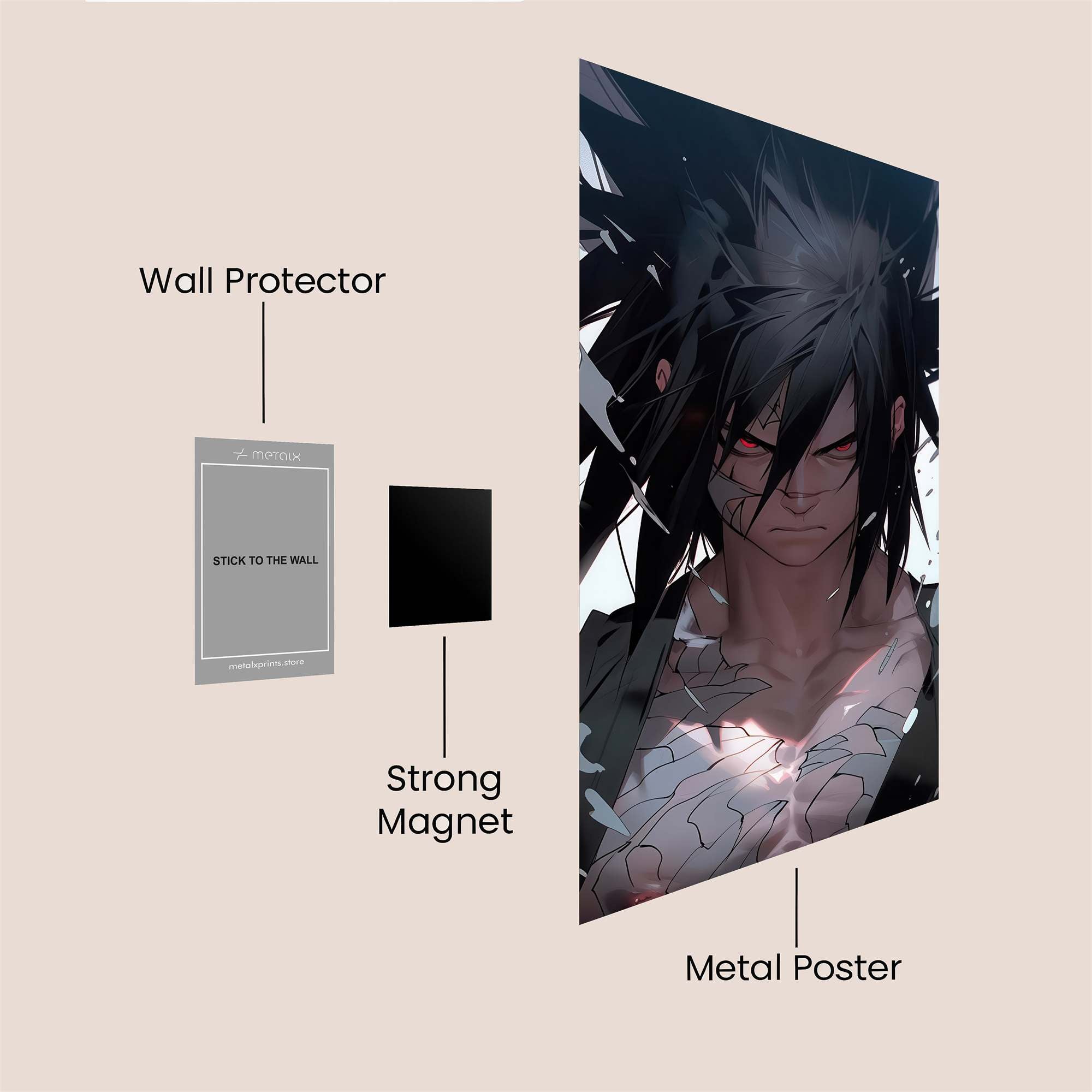 Sasuke Fury Safe Wall Magnetic / M