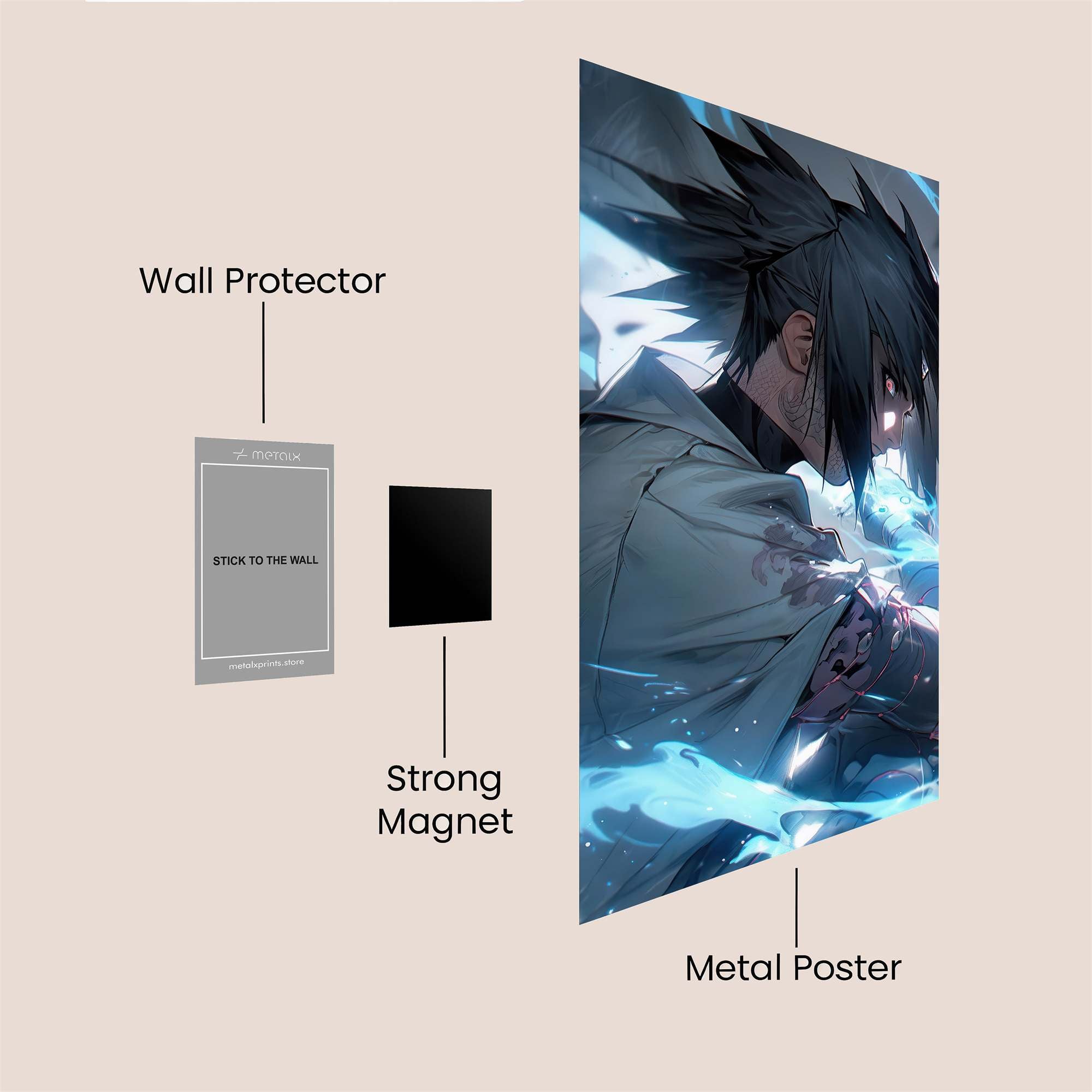 Sasuke Surge Safe Wall Magnetic / M