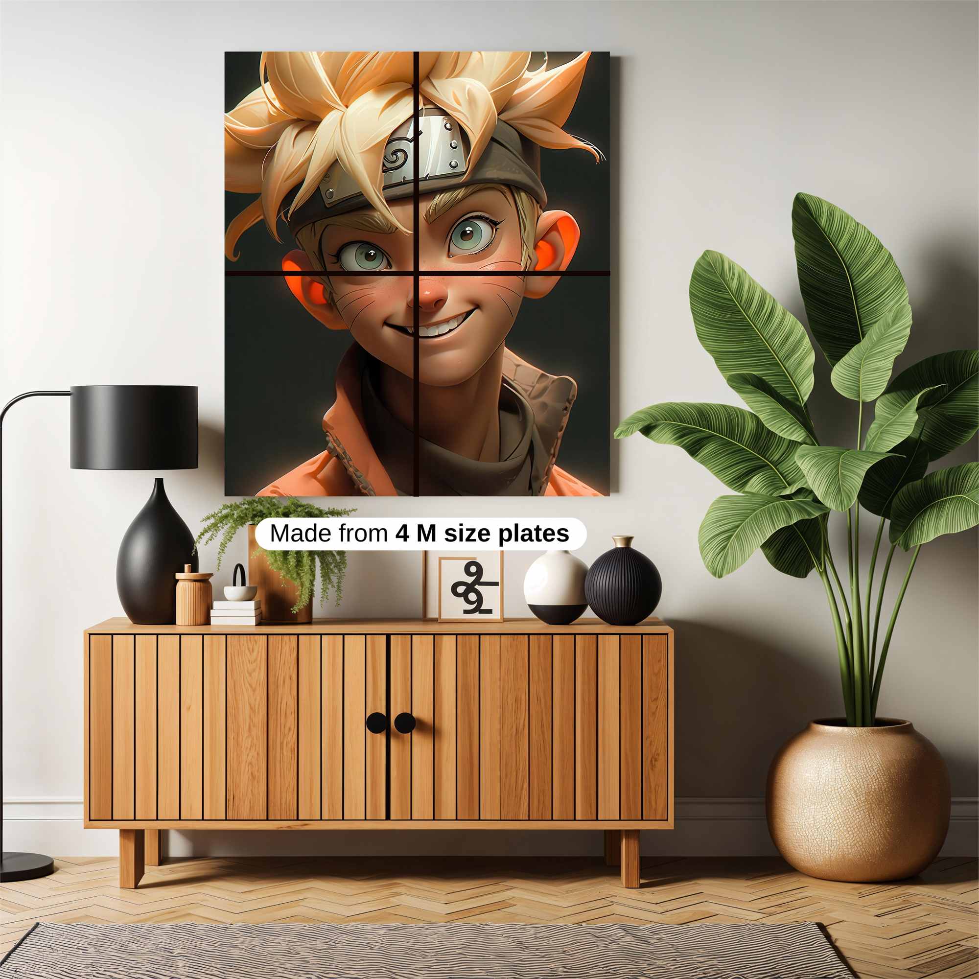 Naruto Whimsical Safe Wall Magnetic / M