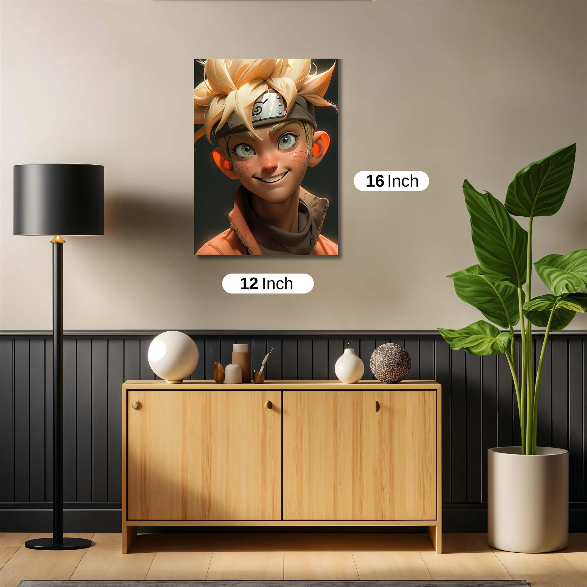 Naruto Whimsical Safe Wall Magnetic / M