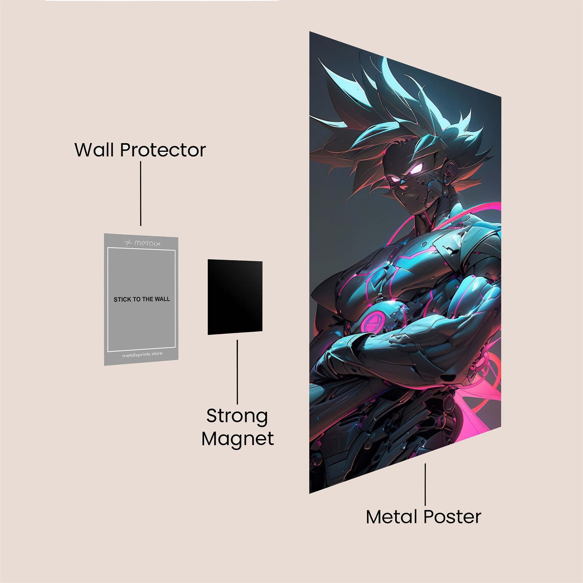 Cybernetic Vigor Safe Wall Magnetic / M