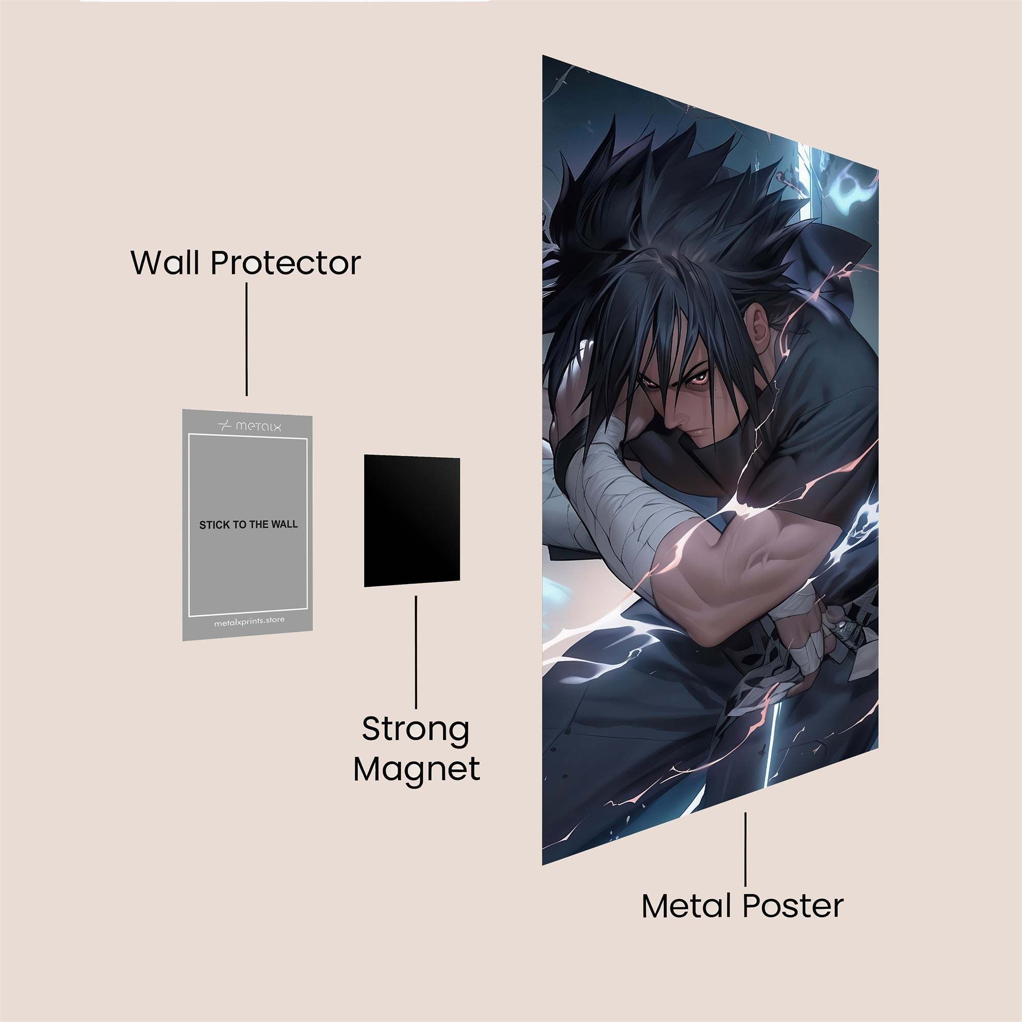 Sasuke Surge Safe Wall Magnetic / M