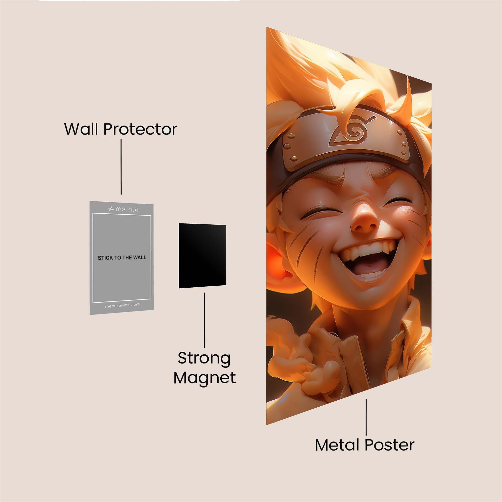 Naruto Joyburst Safe Wall Magnetic / M