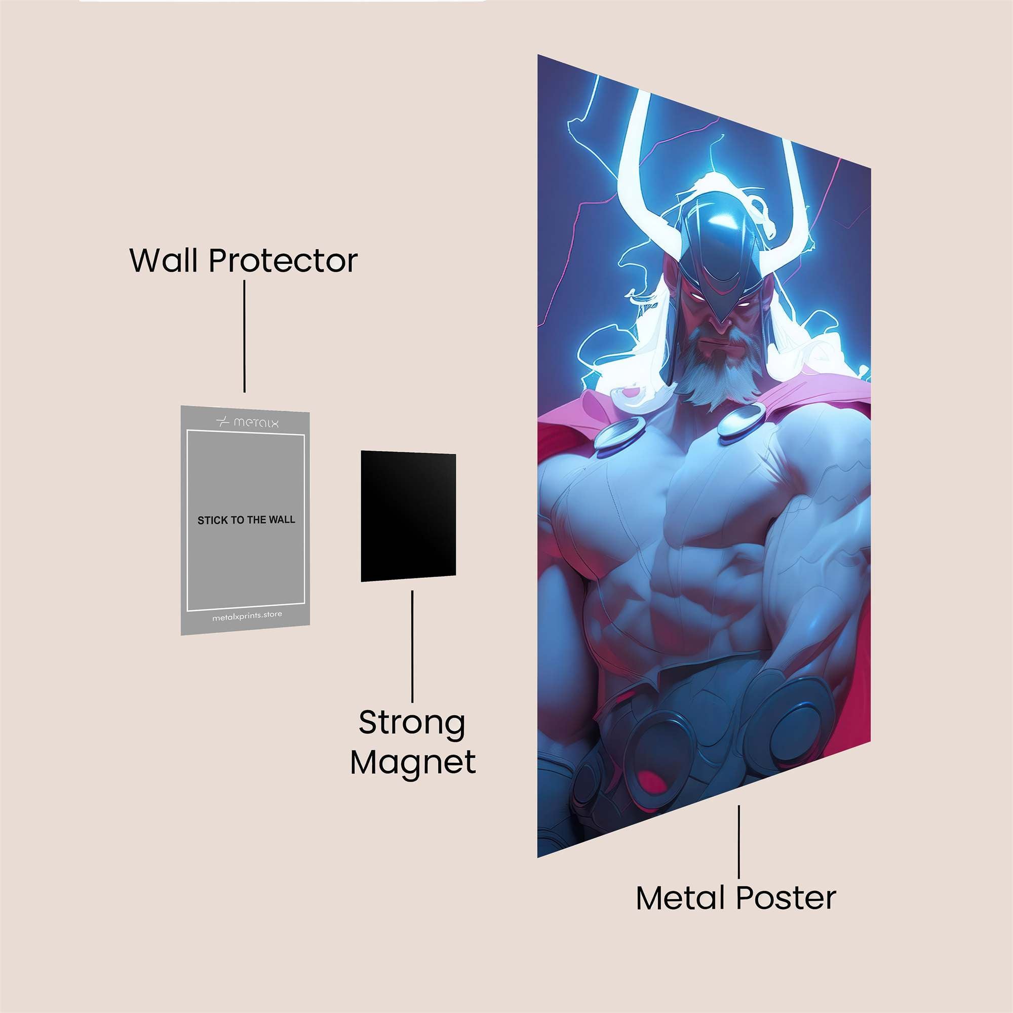 Thor Thunderstorm Safe Wall Magnetic / M