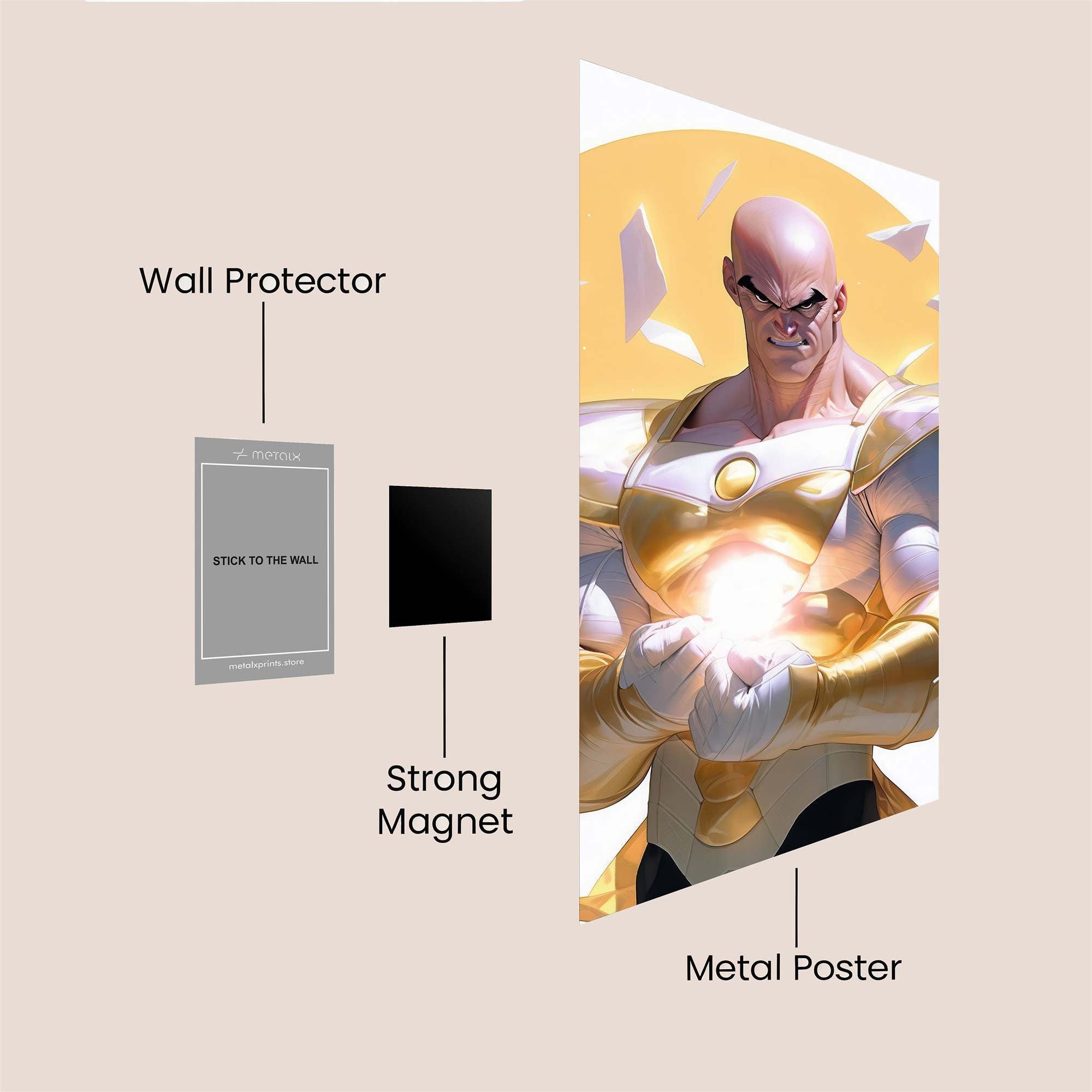 Powerful Radiance Safe Wall Magnetic / M
