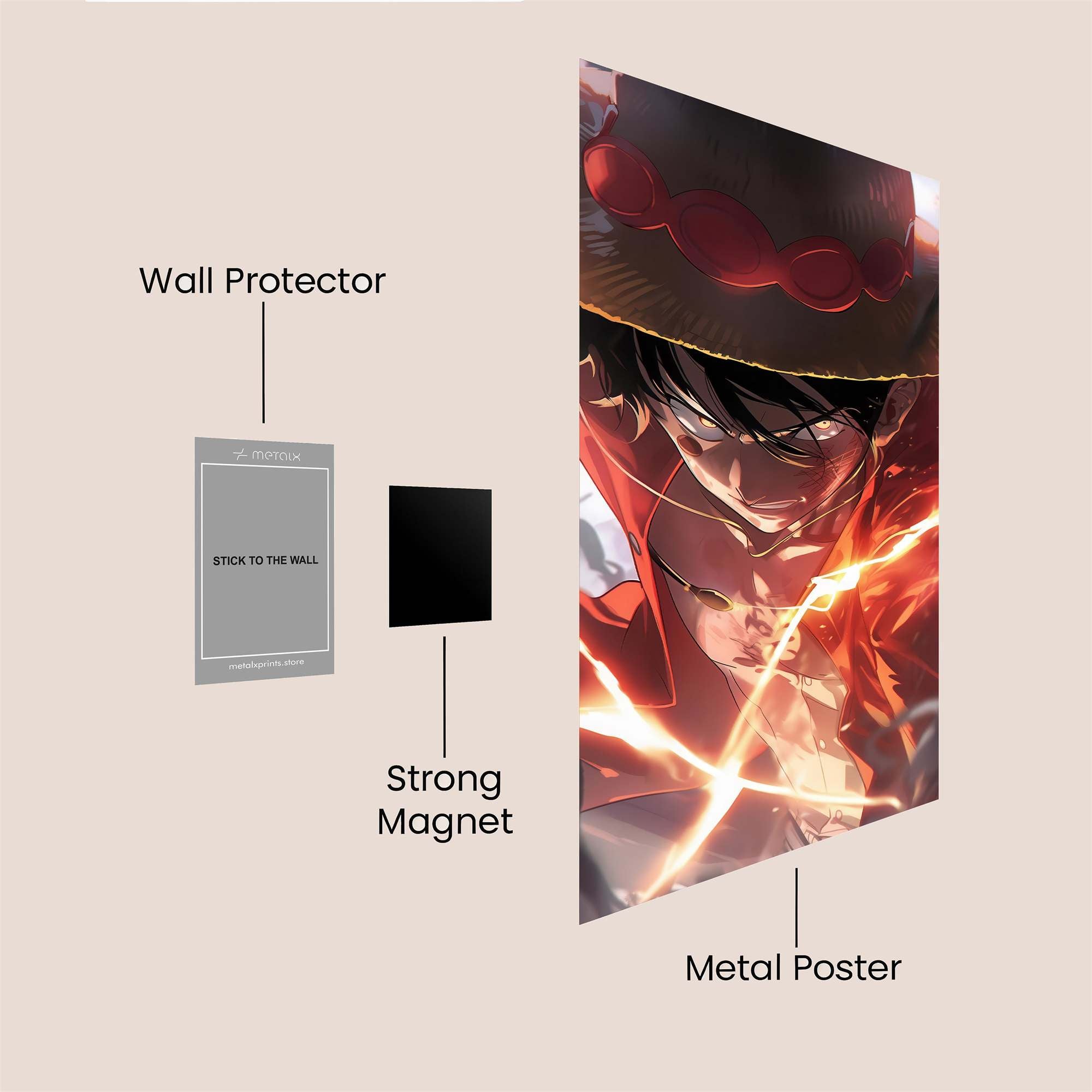 Luffy Surge Safe Wall Magnetic / M