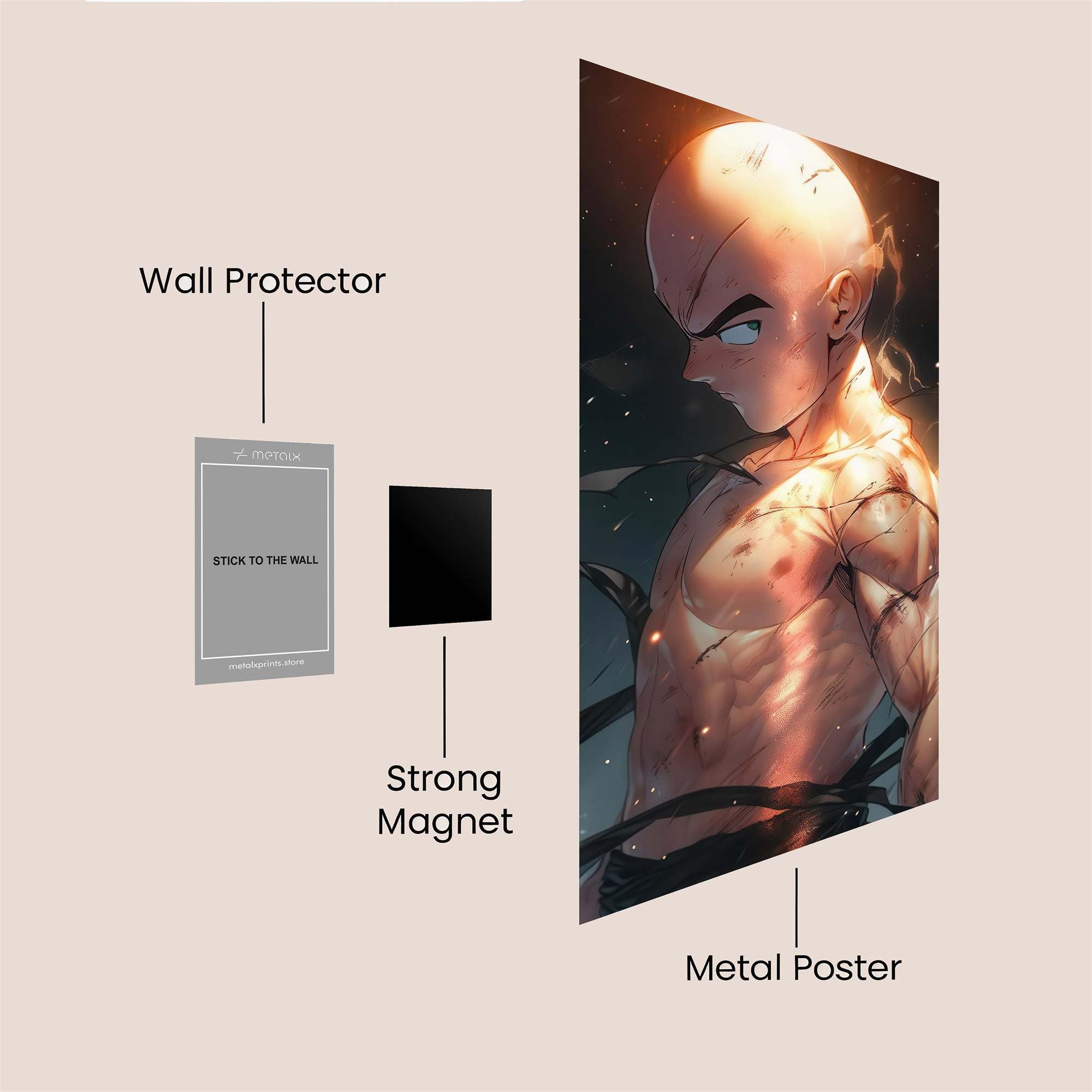 Warrior Blaze Safe Wall Magnetic / M