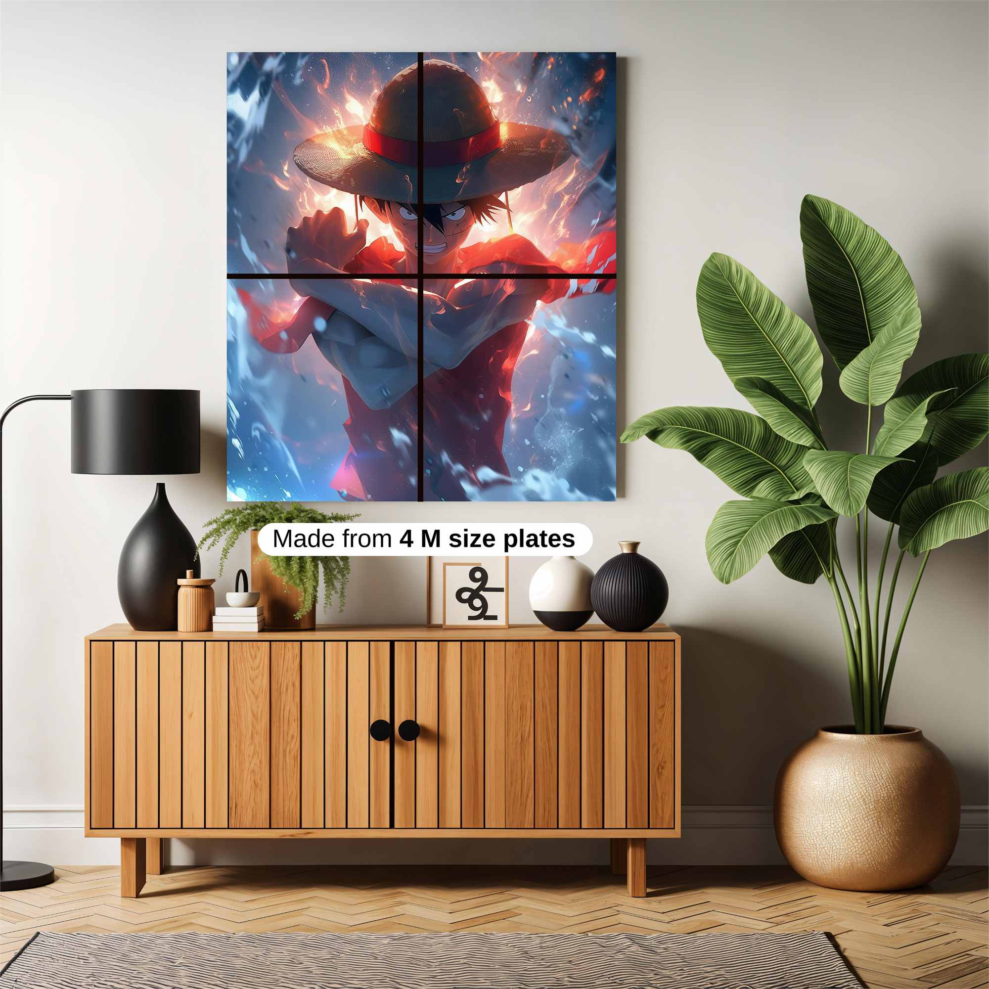 Luffy Blaze Safe Wall Magnetic / M