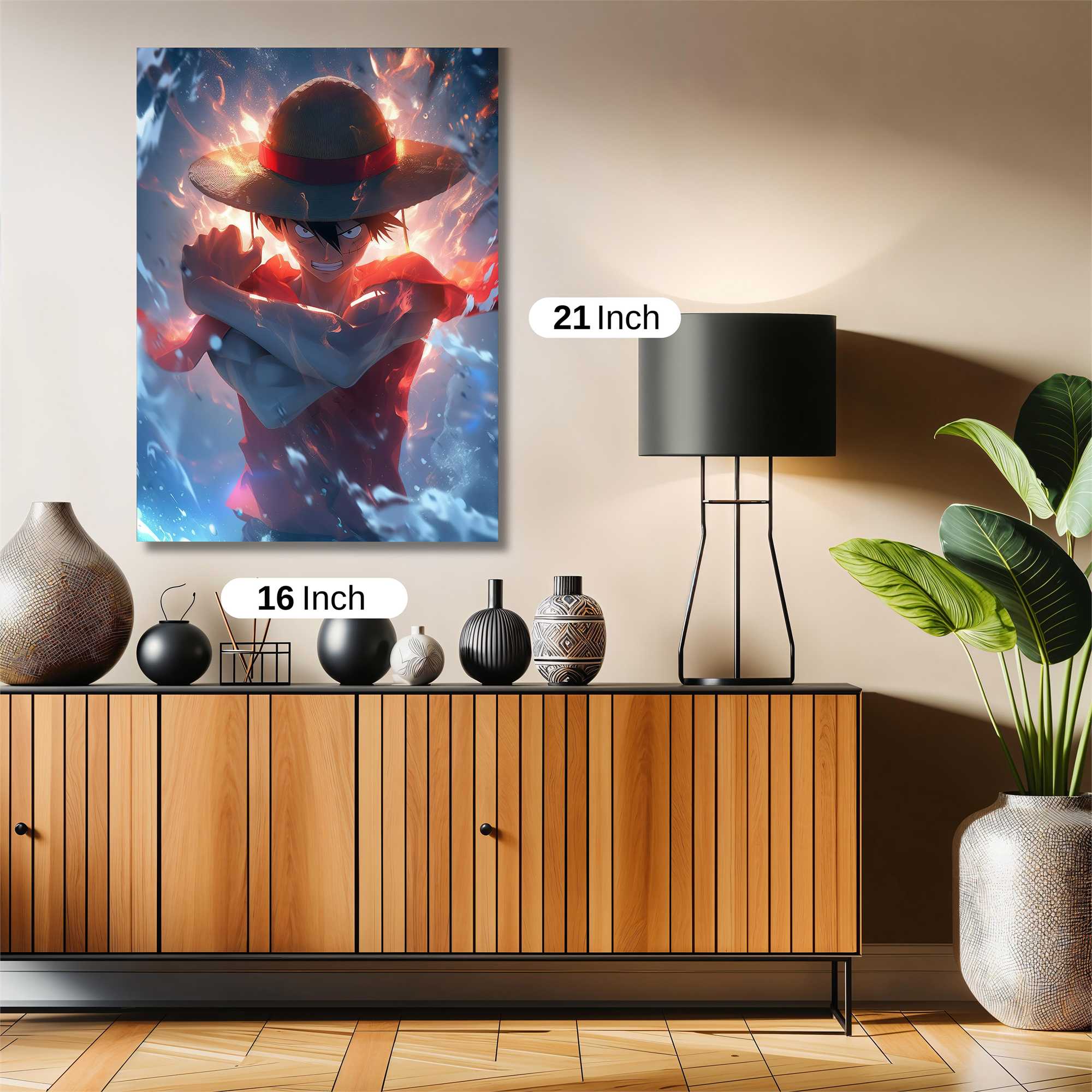 Luffy Blaze Safe Wall Magnetic / M