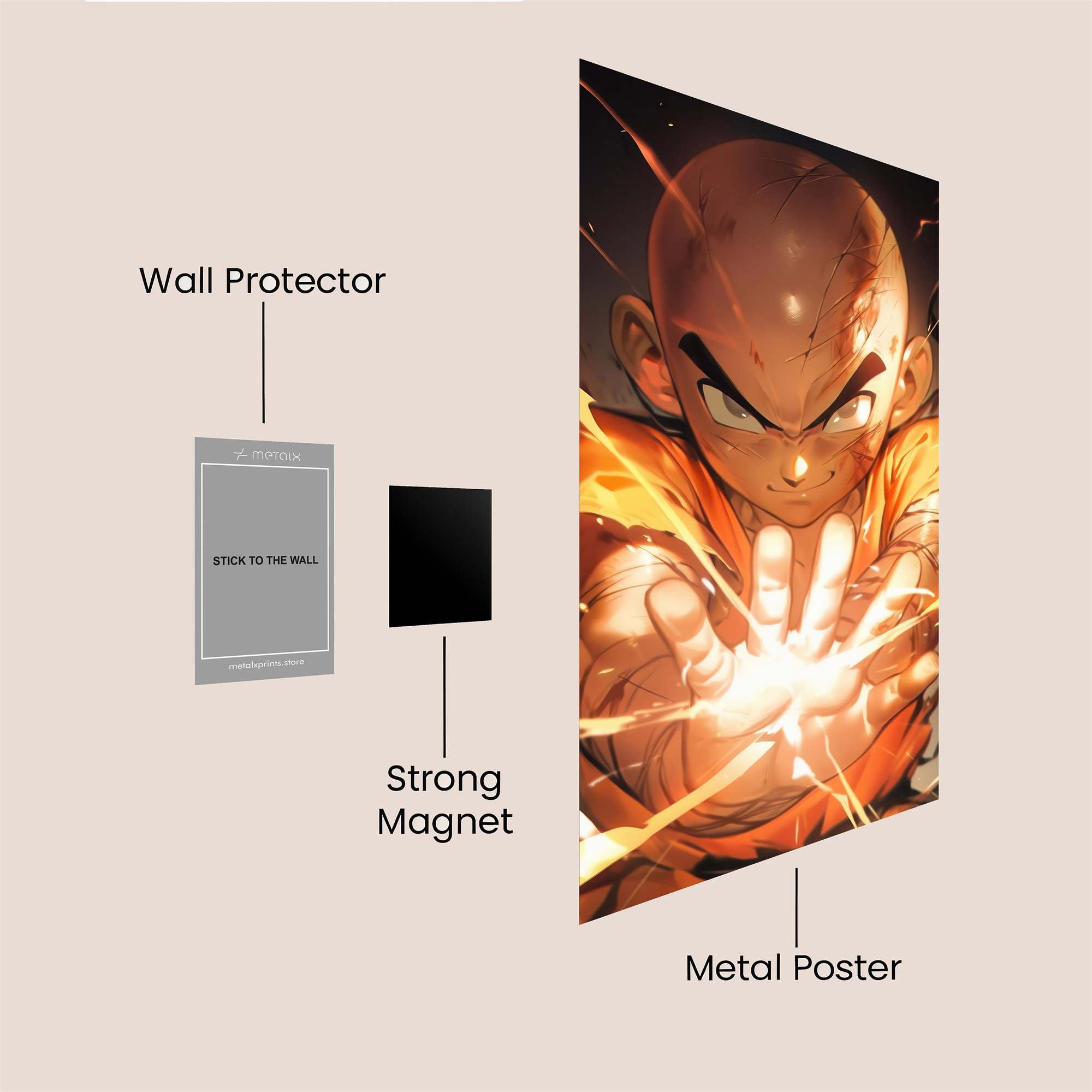 Krillin Blaze Safe Wall Magnetic / M